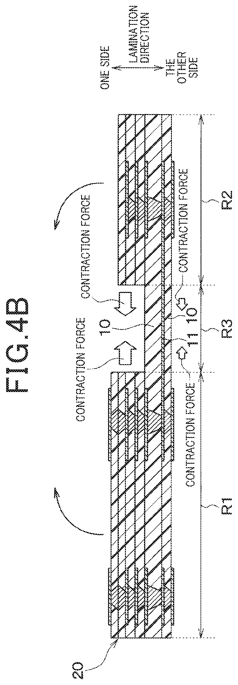 Patent US12108524 Figure 7 – Bent laminated printed circuit board