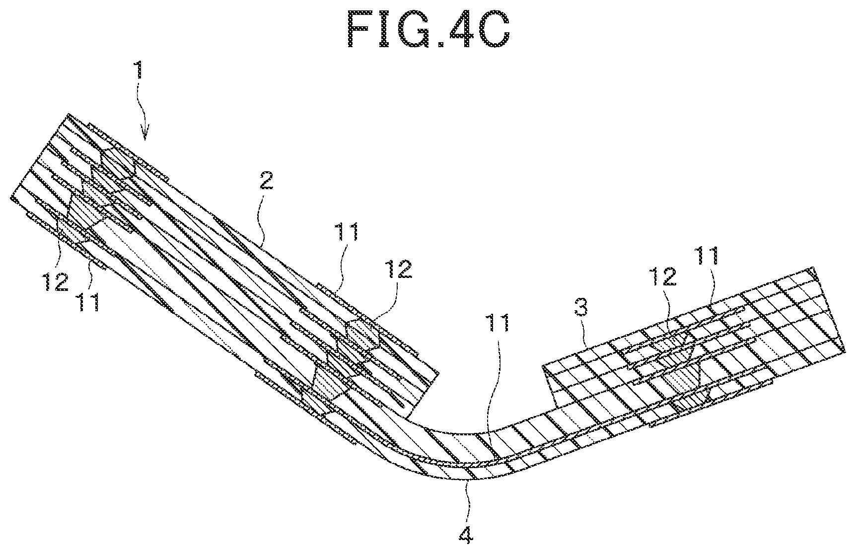 Patent US12108524 Figure 8 – Bent laminated printed circuit board