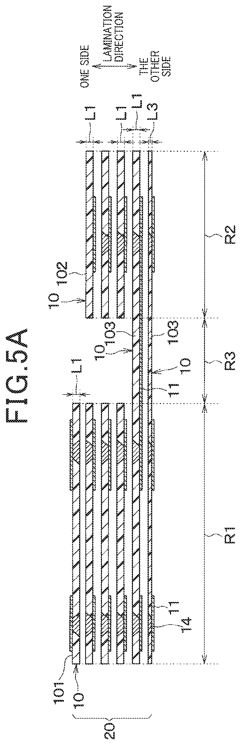 Patent US12108524 Figure 9 – Bent laminated printed circuit board