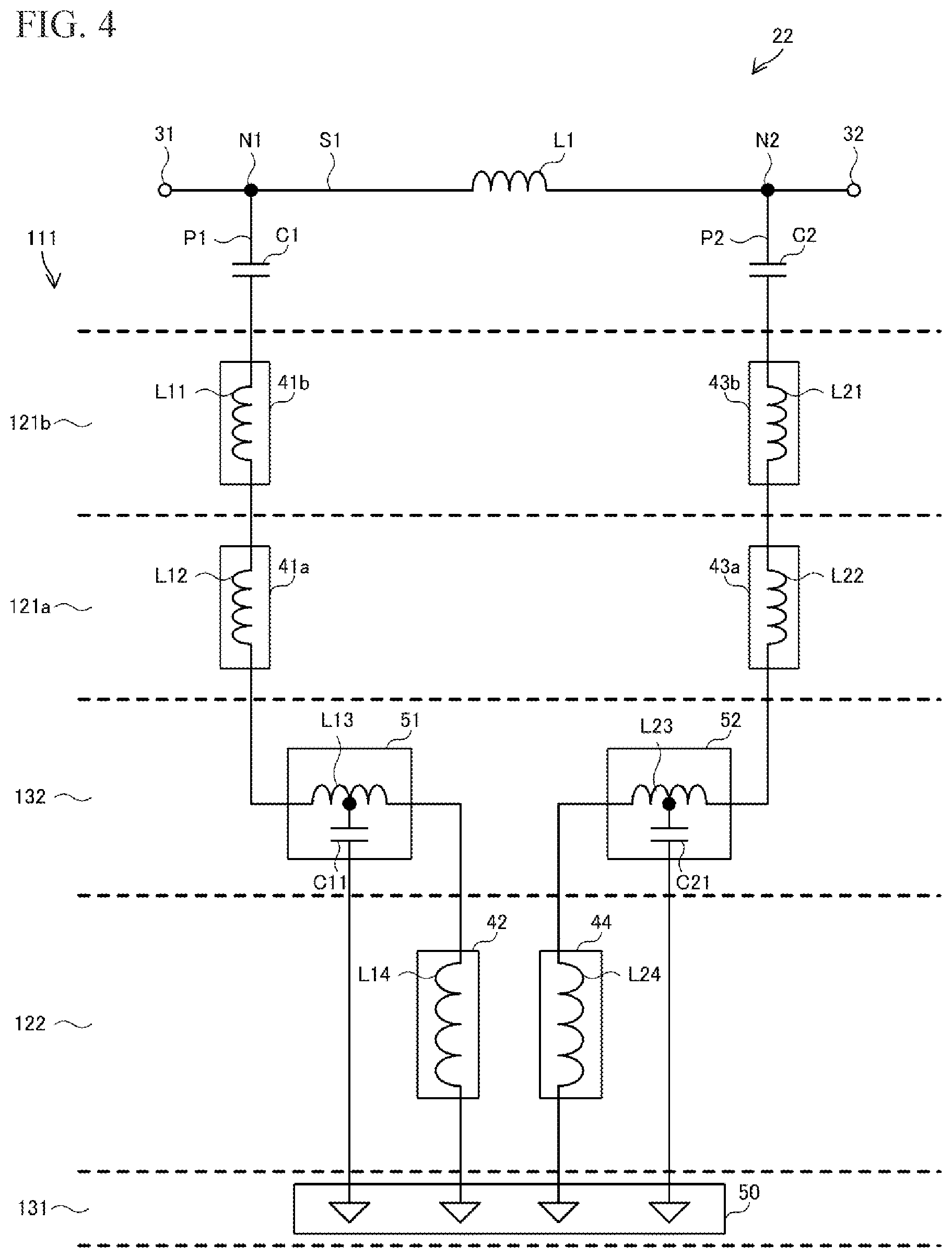 Patent US12108527 Figure 4 – Filter device