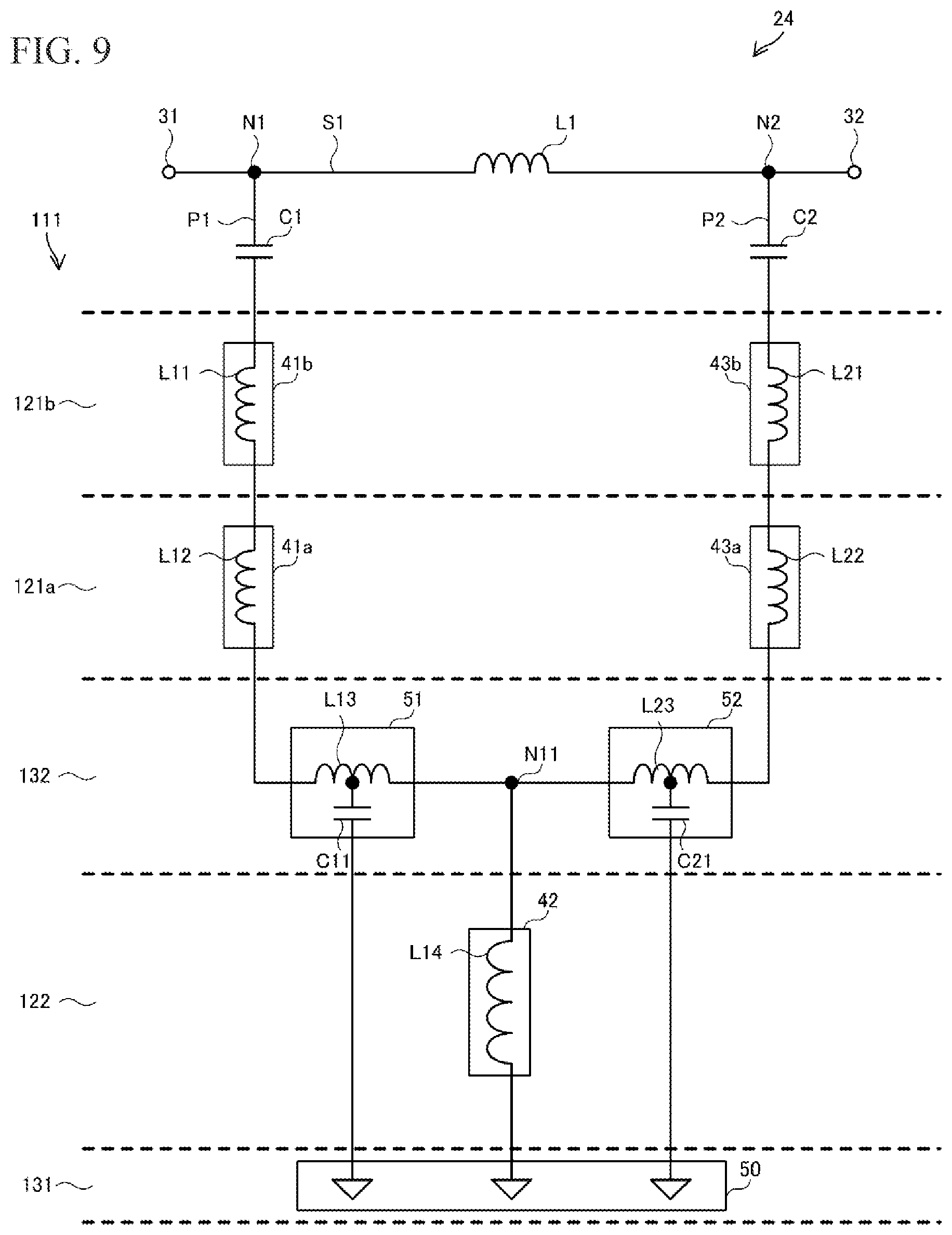 Patent US12108527 Figure 9 – Filter device