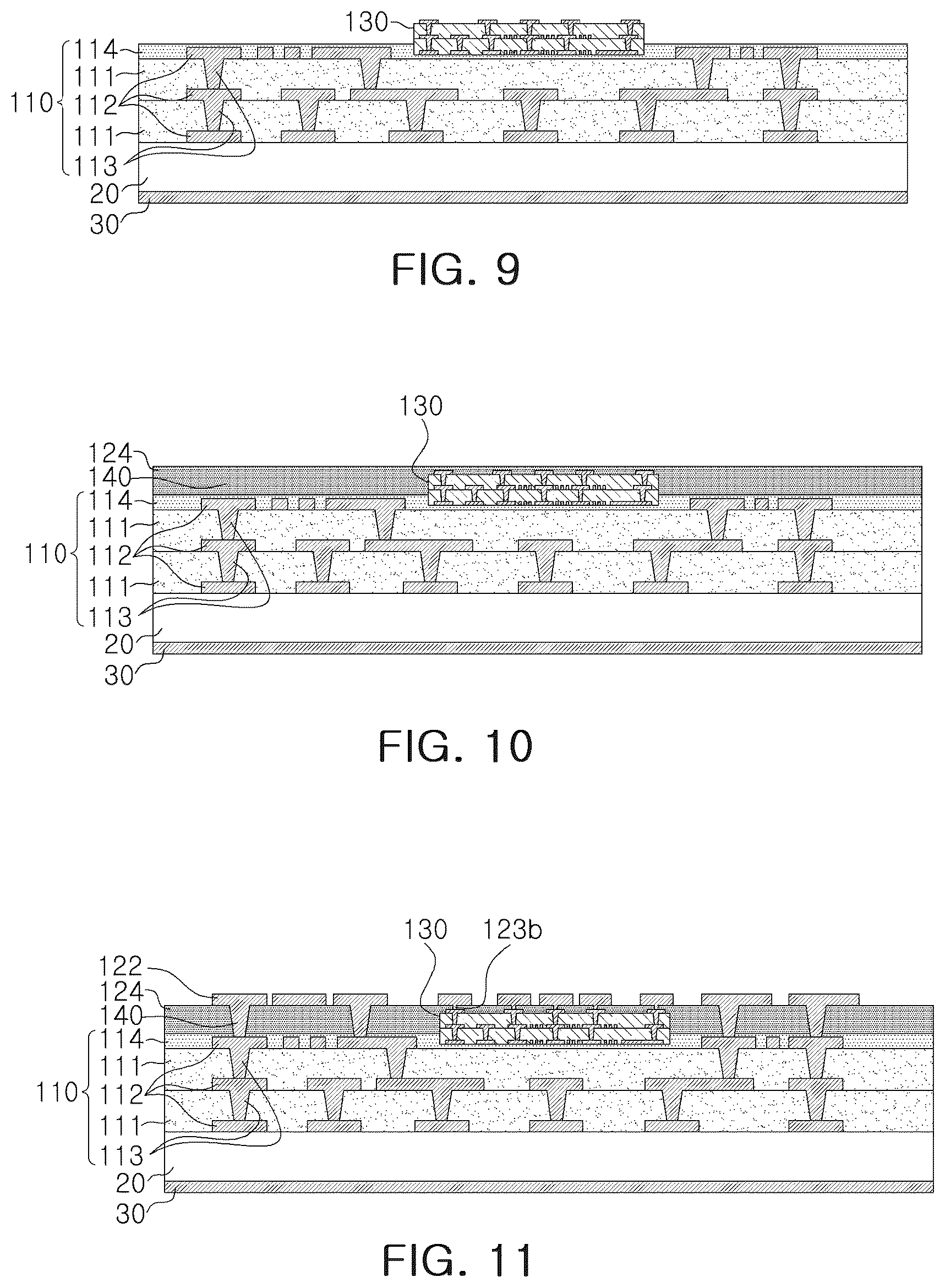 Patent US12108532 Figure 5 – Printed circuit board with embedded bridge