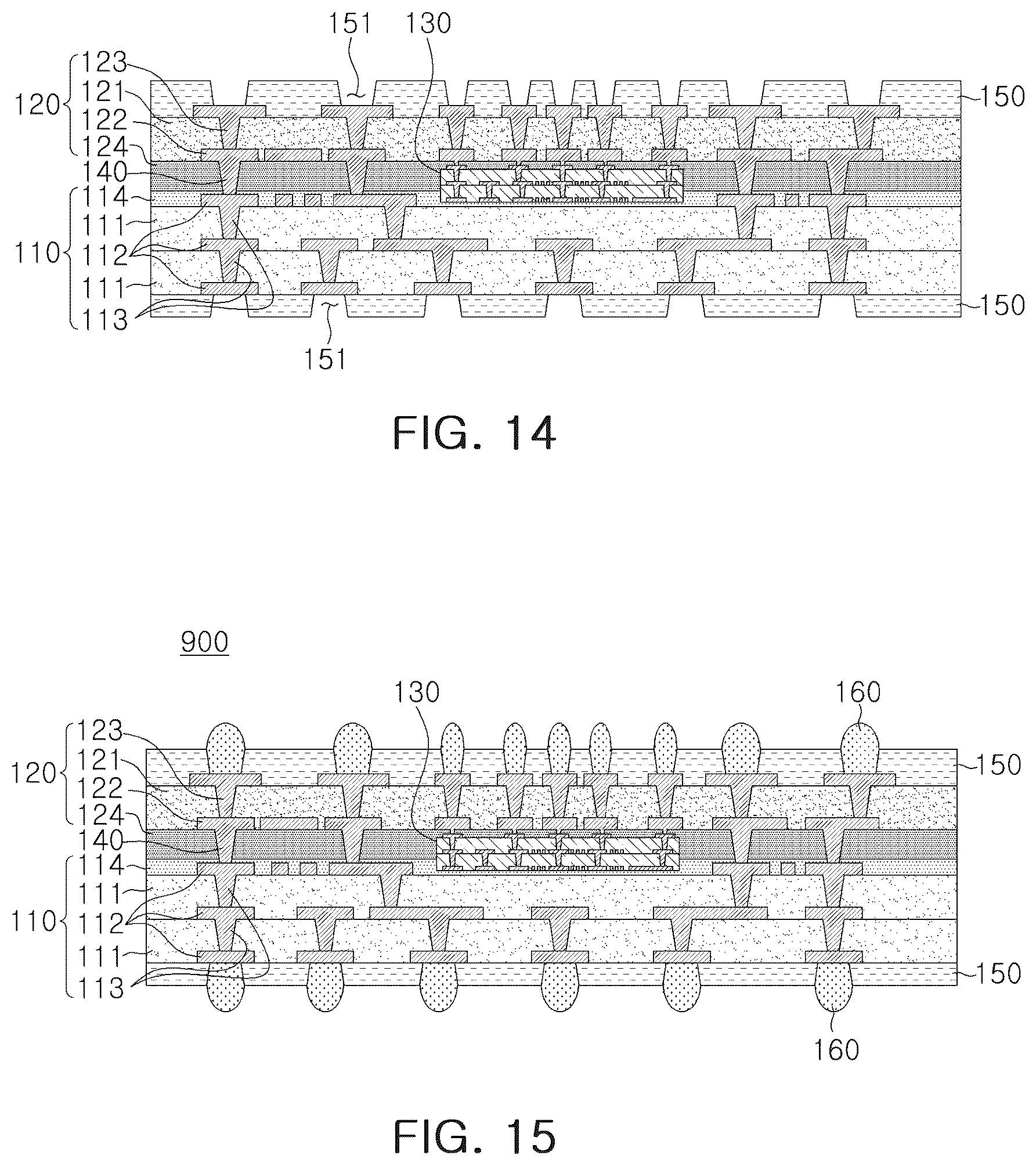 Patent US12108532 Figure 7 – Printed circuit board with embedded bridge