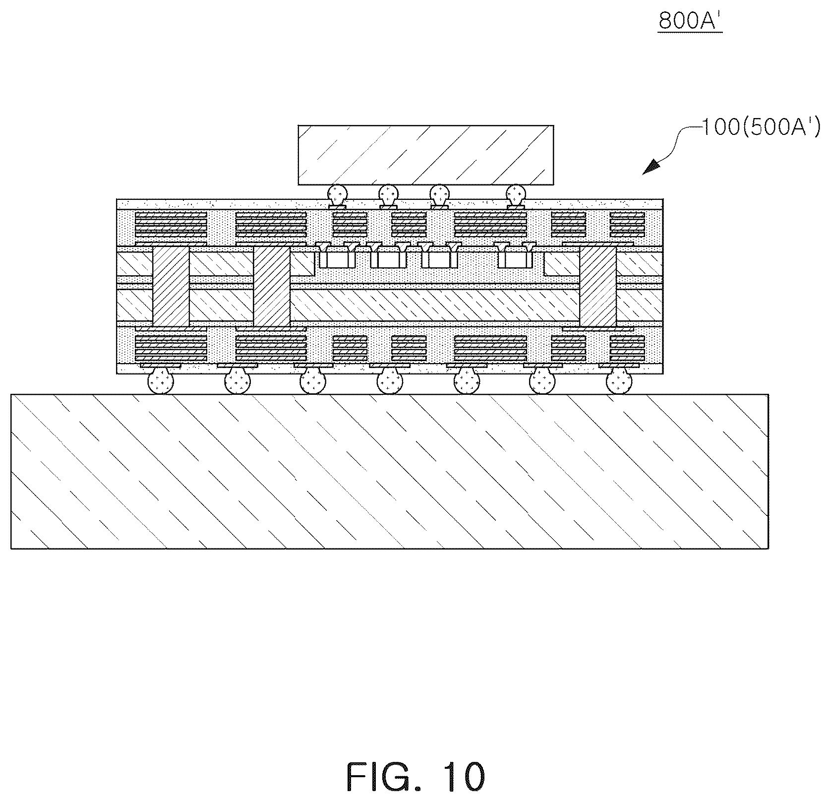 Patent US12108534 Figure 10 – Substrate structure and electronic device including the same