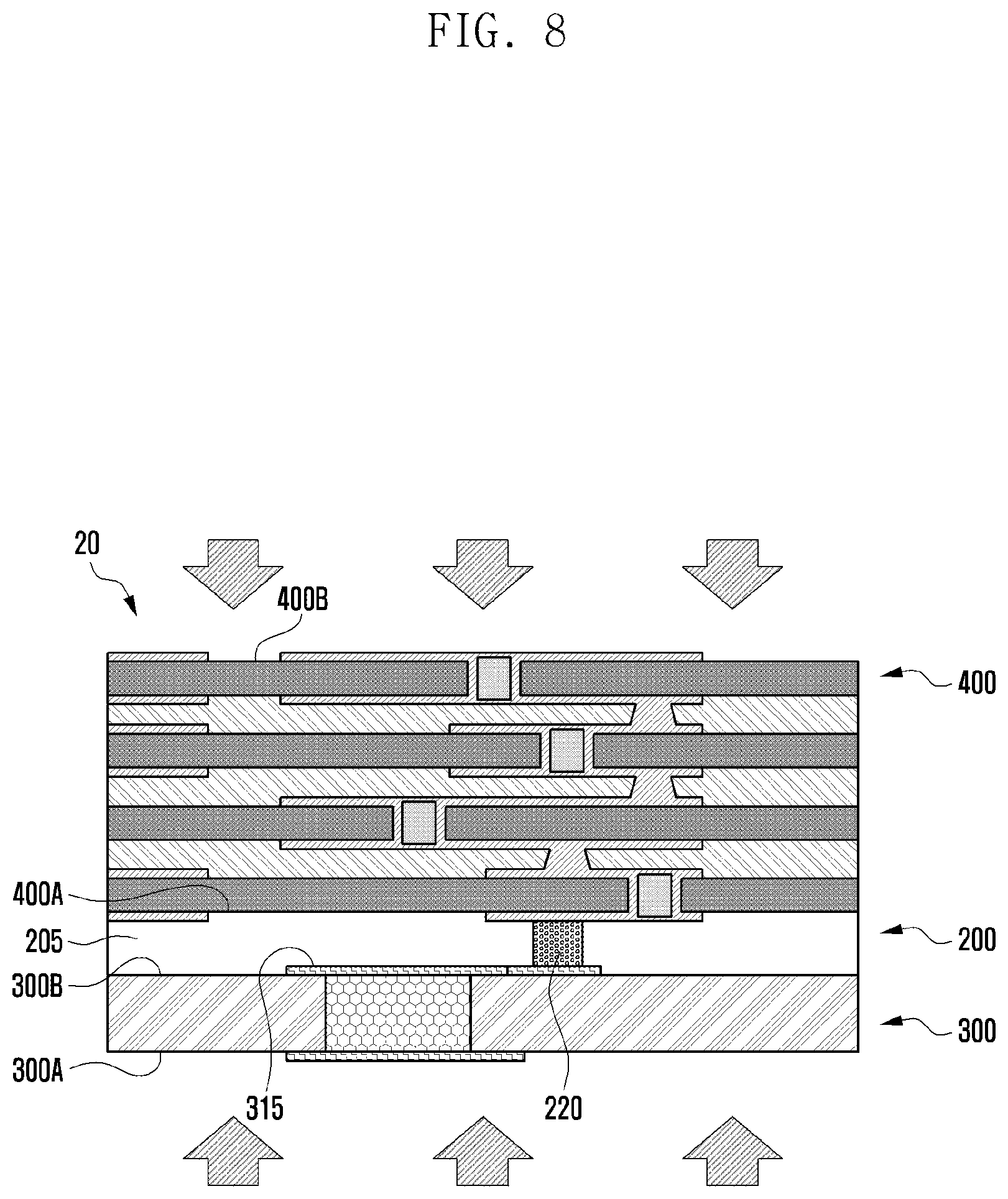 Patent US12108544 Figure 9 – Multi-layer printed circuit board made of different materials and manufacturing method thereof