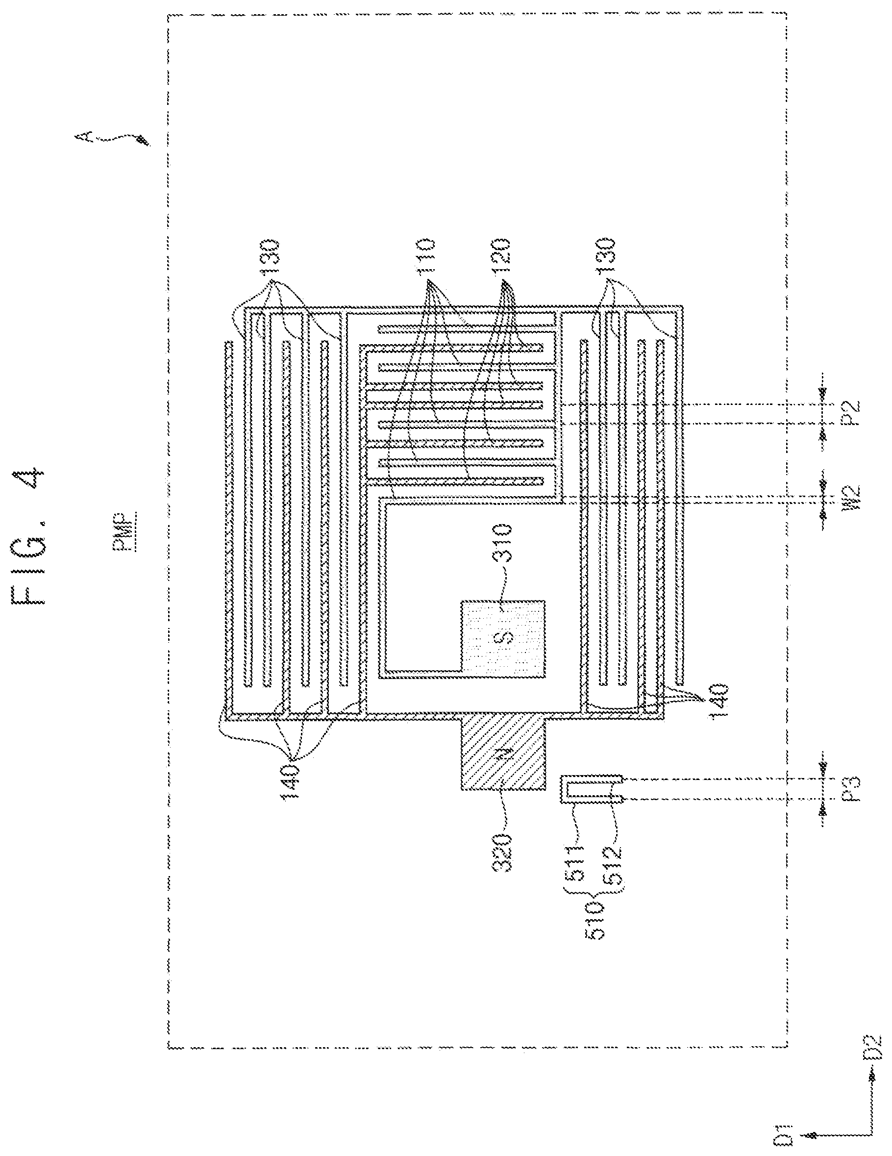 Patent US12108545 Figure 4 – Display device and method of manufacturing the same
