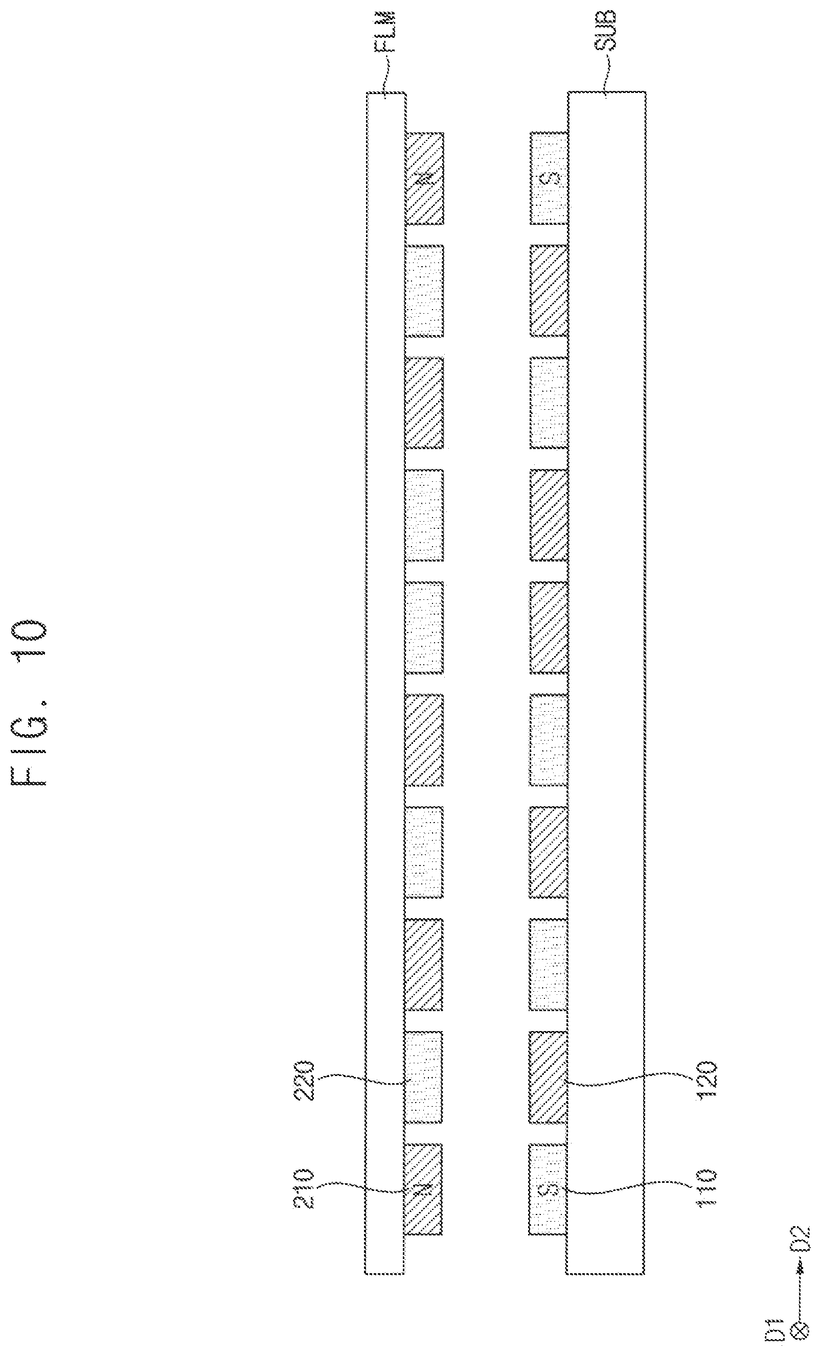 Patent US12108545 Figure 10 – Display device and method of manufacturing the same