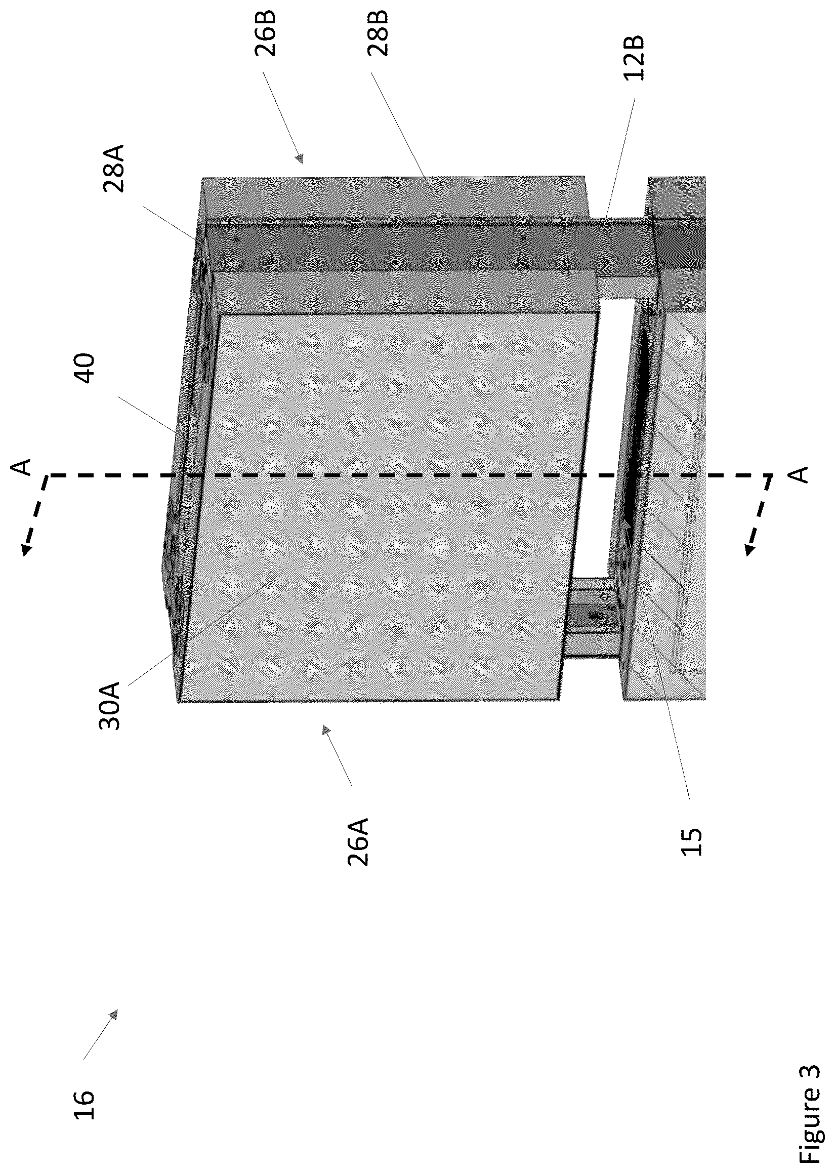 Patent US12108546 Figure 3 – Electronic display assembly with fabric panel communications box