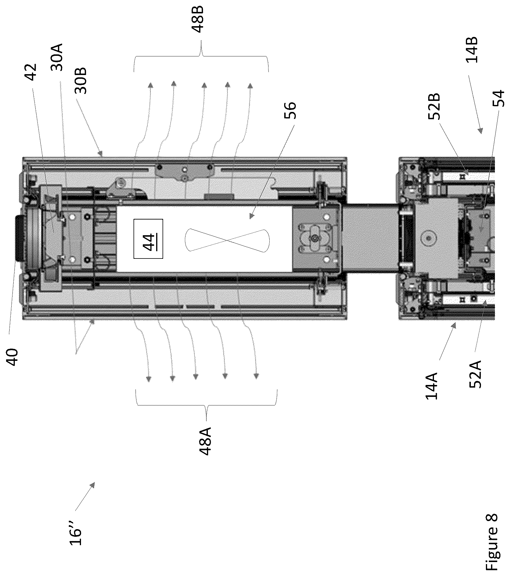Patent US12108546 Figure 9 – Electronic display assembly with fabric panel communications box