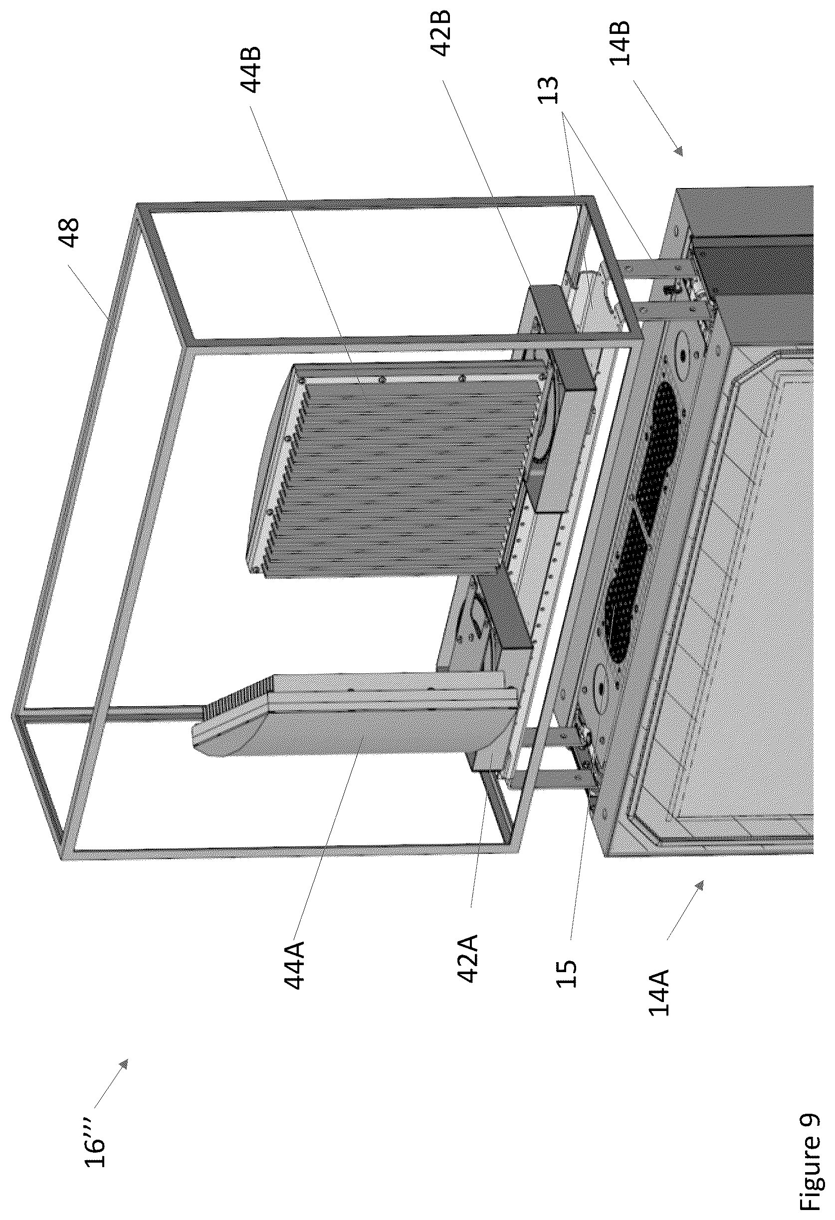 Patent US12108546 Figure 10 – Electronic display assembly with fabric panel communications box