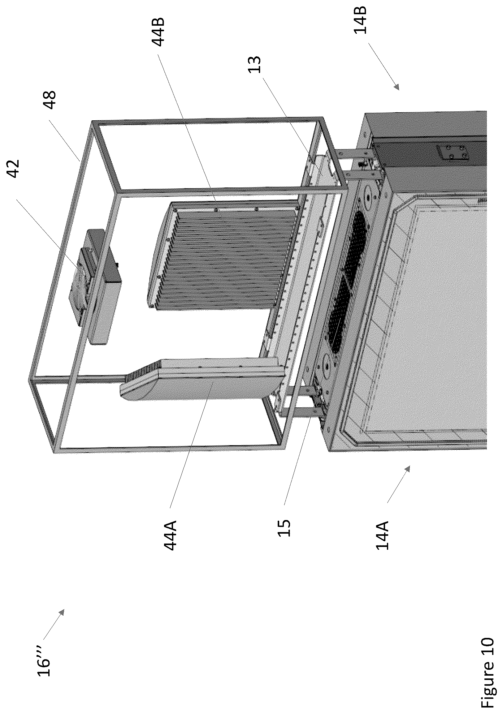 Patent US12108546 Figure 11 – Electronic display assembly with fabric panel communications box