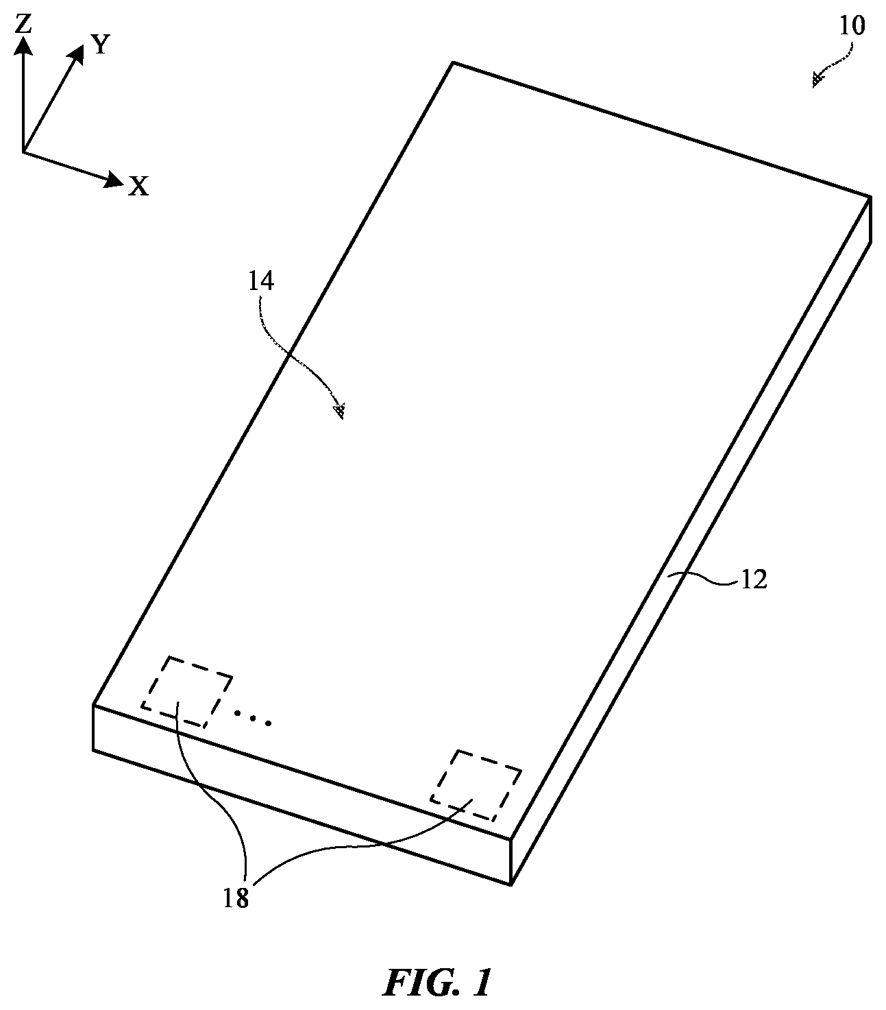 Patent US12108547 — Electronic devices with molded polymer structures — Figure 1