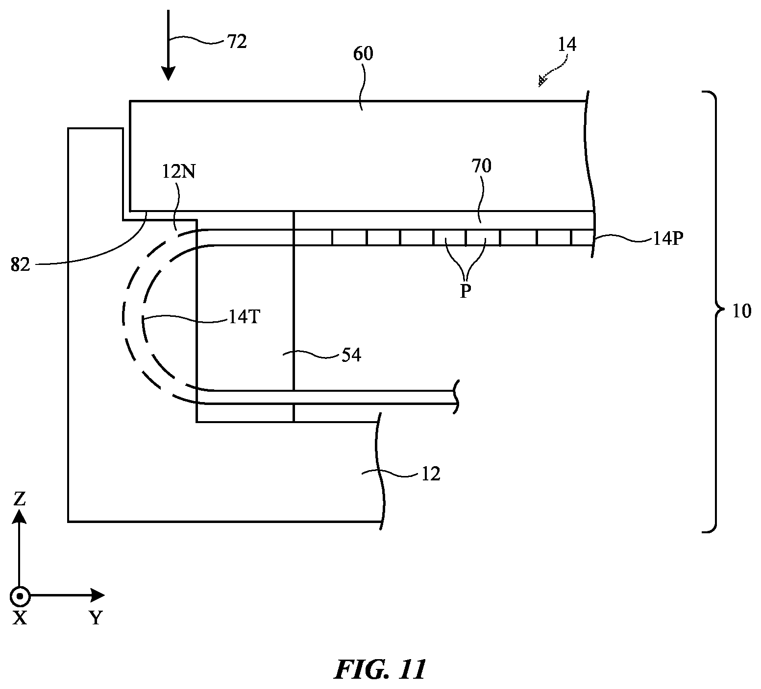Patent US12108547 Figure 8 – Electronic devices with molded polymer structures