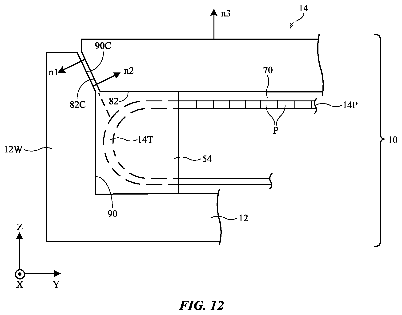 Patent US12108547 Figure 9 – Electronic devices with molded polymer structures