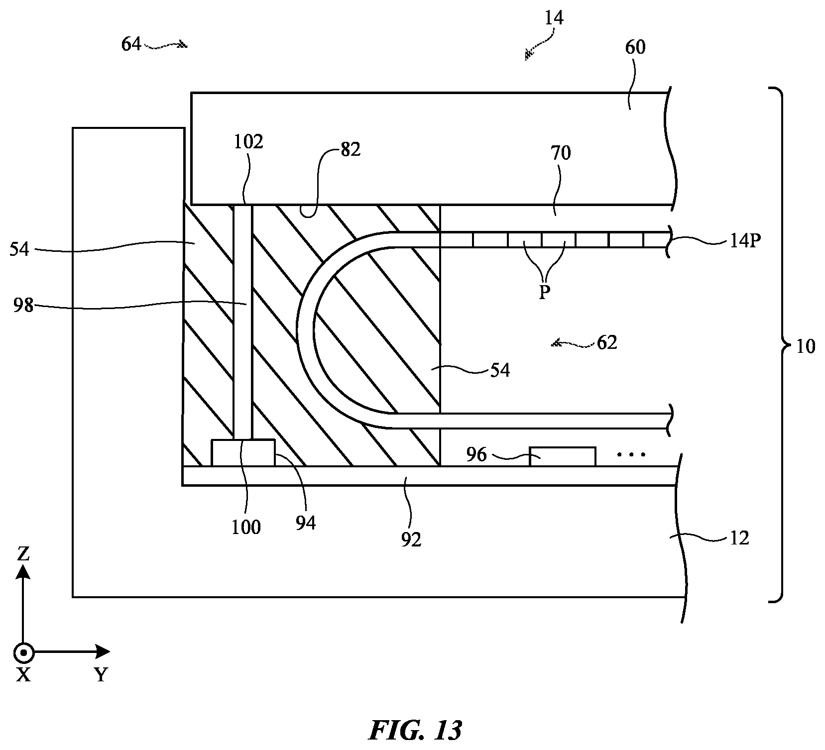 Patent US12108547 Figure 10 – Electronic devices with molded polymer structures