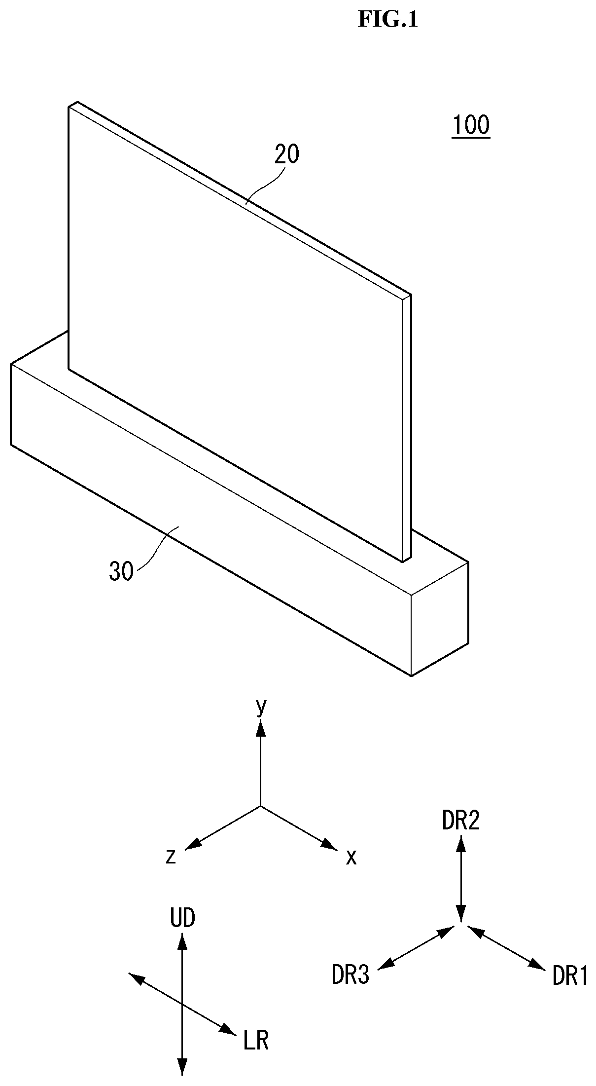 Patent US12108549 Figure 1 – Display device