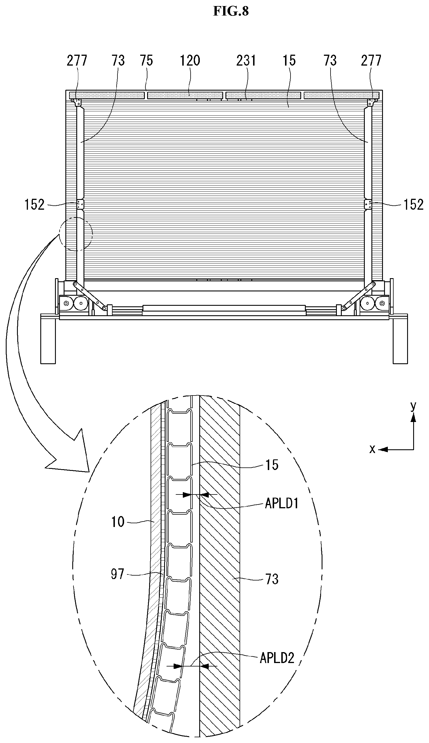Patent US12108549 Figure 8 – Display device