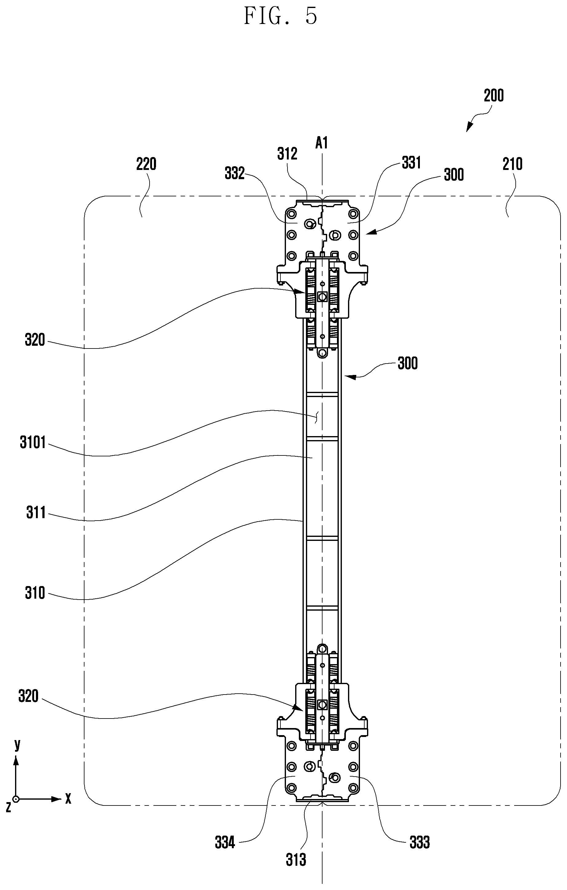 Patent US12108550 Figure 6 – Electronic device including hinge module