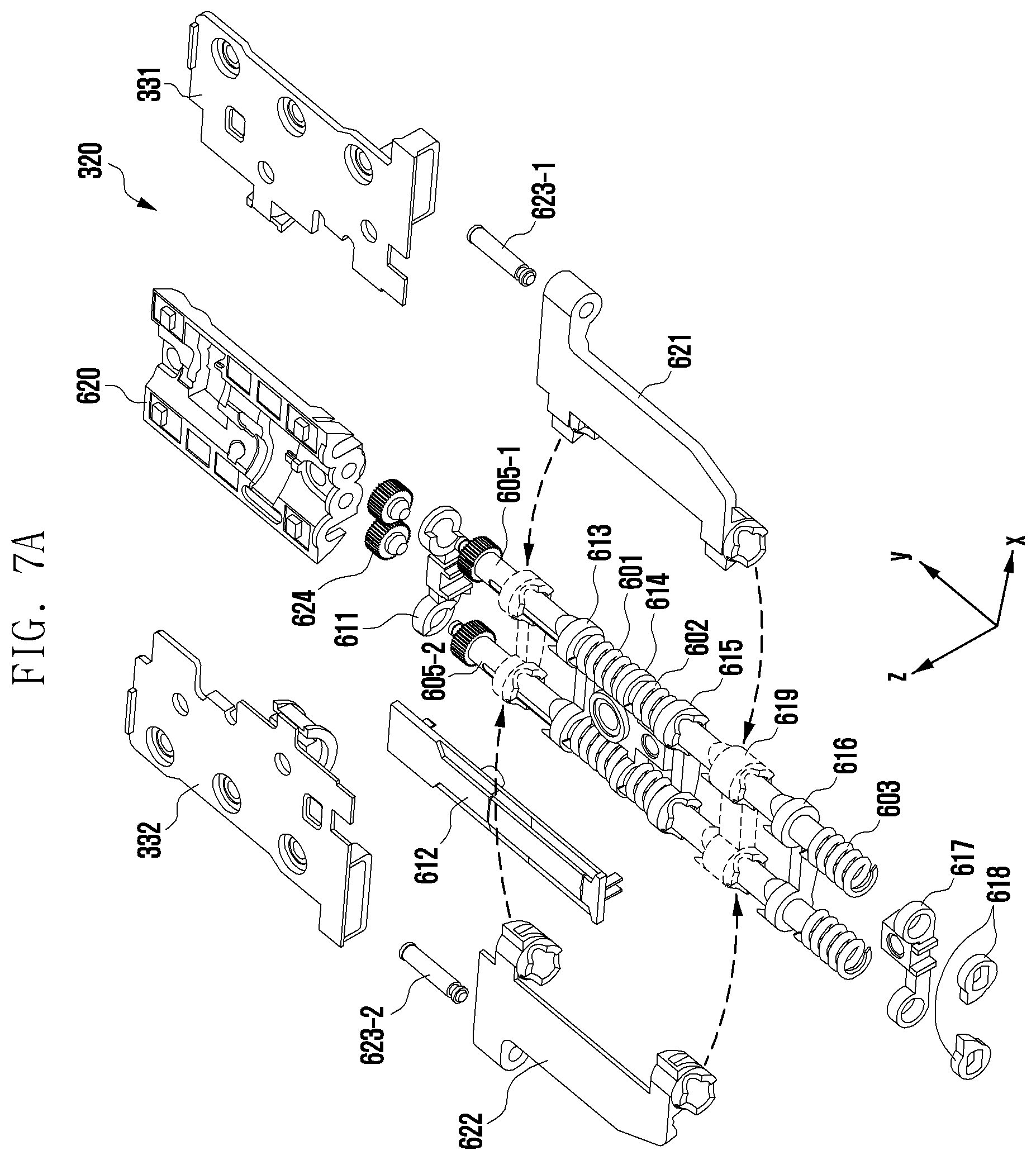 Patent US12108550 Figure 9 – Electronic device including hinge module