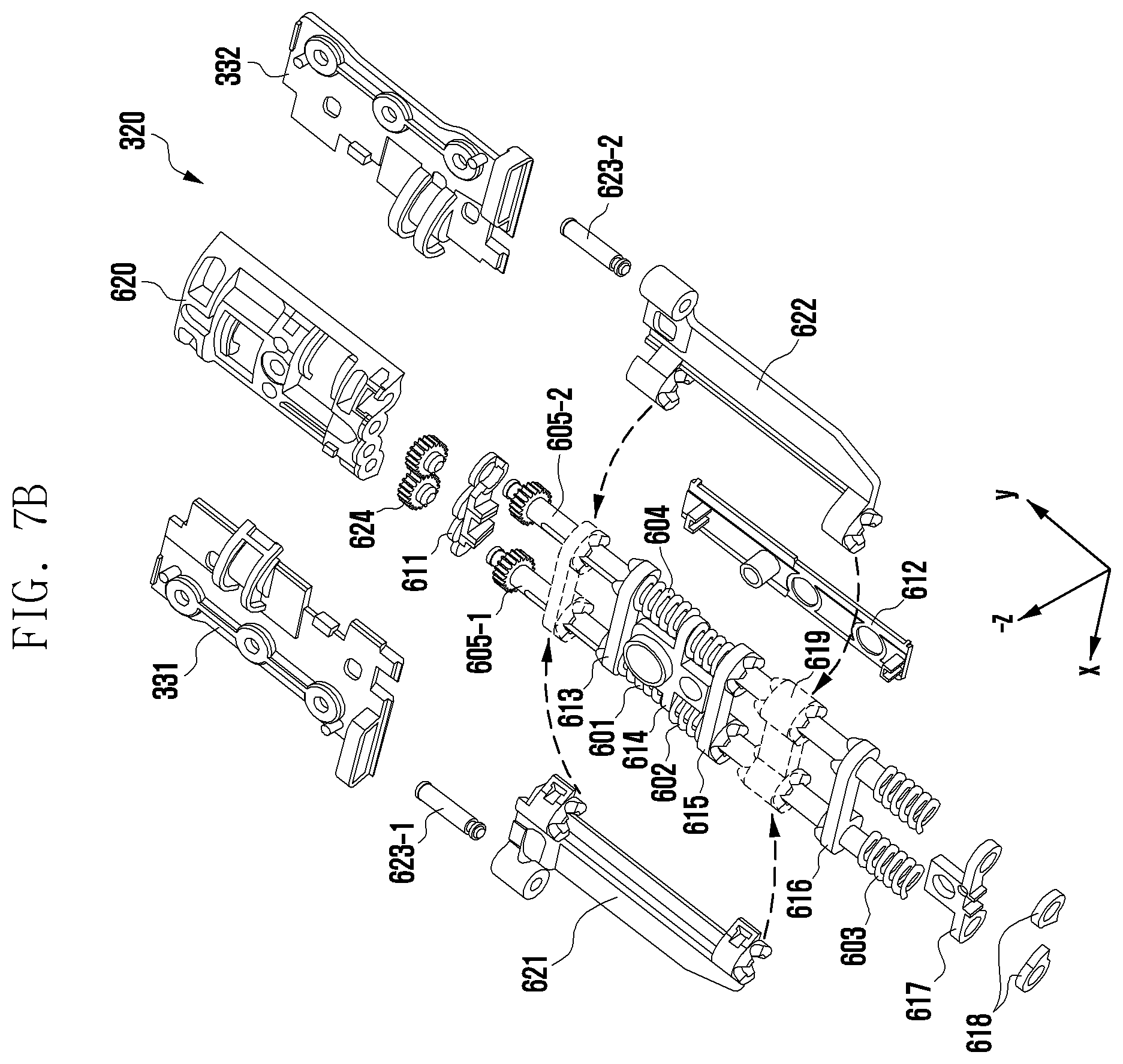 Patent US12108550 Figure 10 – Electronic device including hinge module