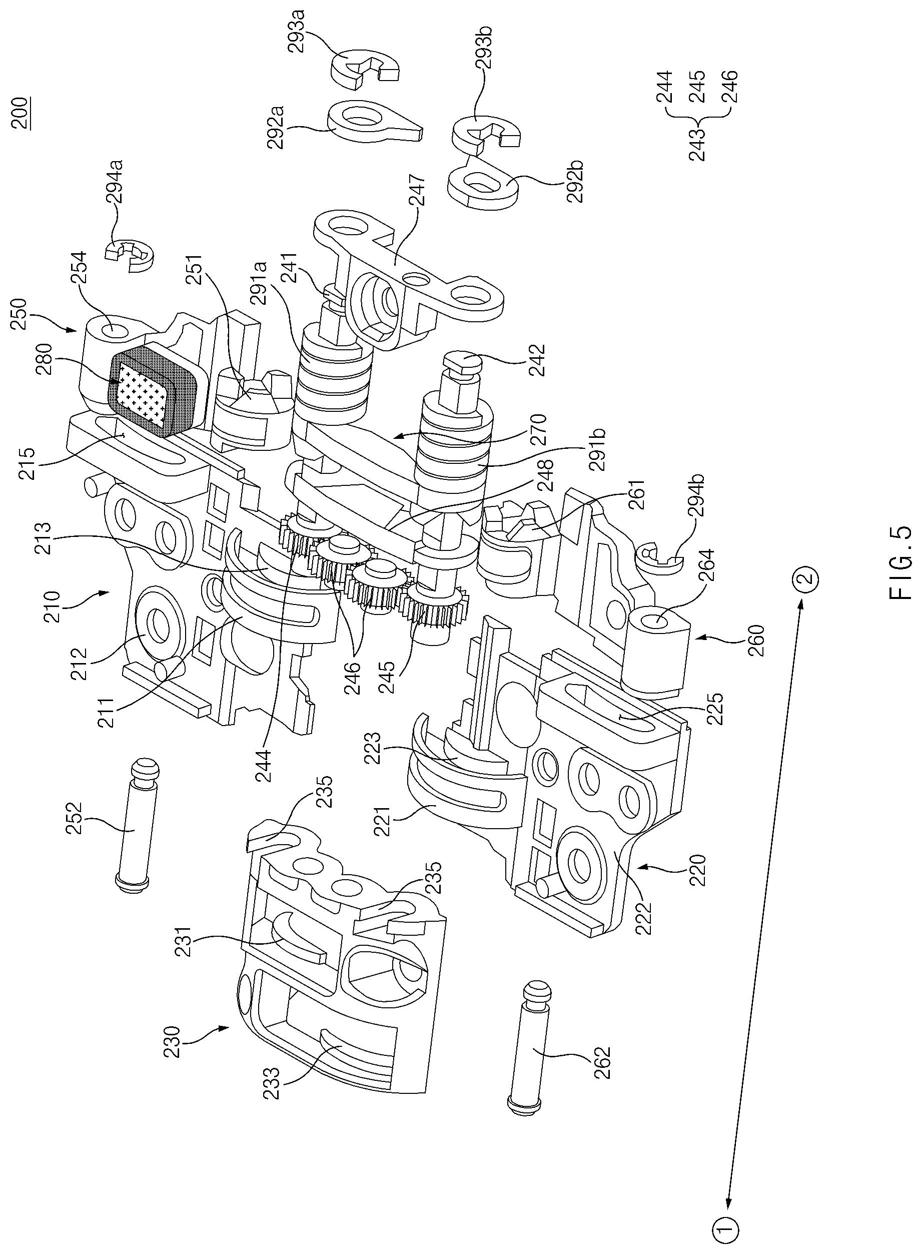 Patent US12108551 Figure 7 – Electronic device including hinge structure