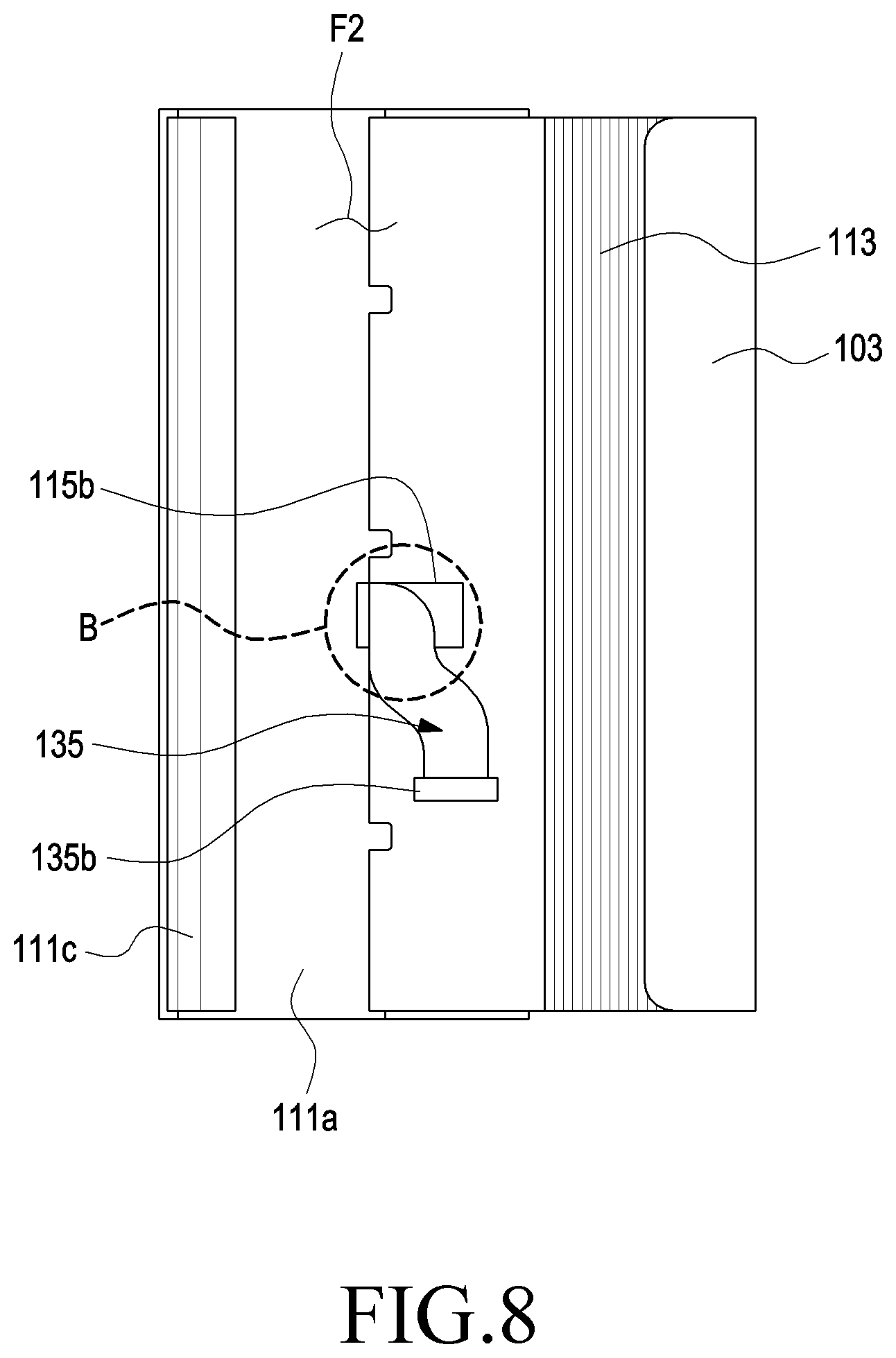 Patent US12108552 Figure 7 – Electronic device including flexible display