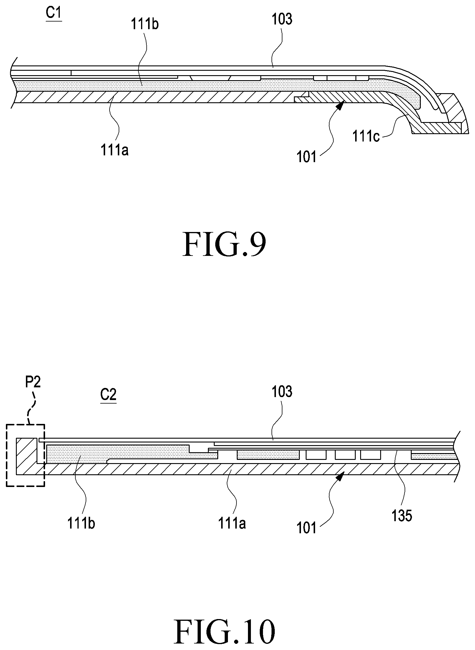 Patent US12108552 Figure 8 – Electronic device including flexible display