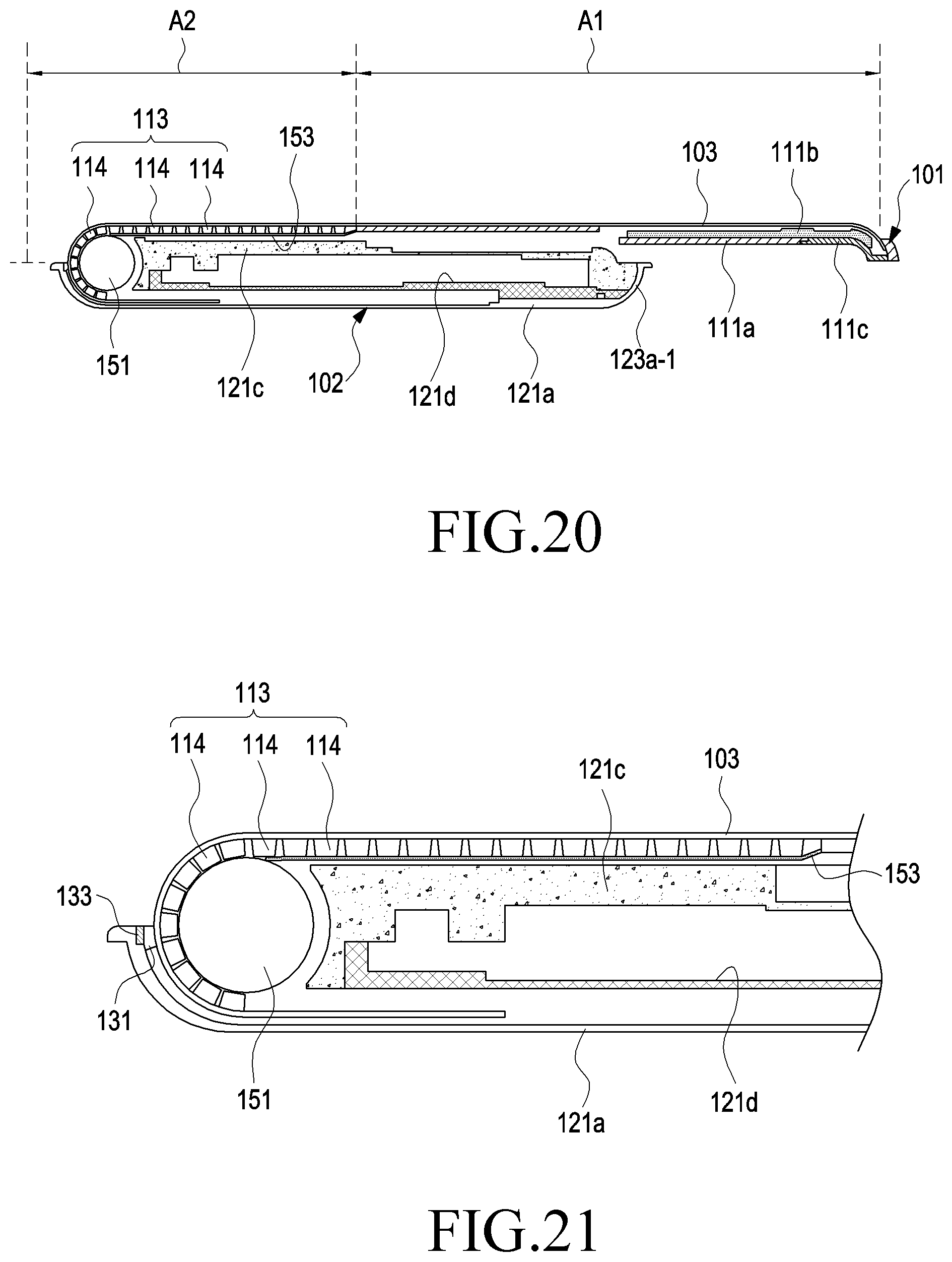 Patent US12108552 Figure 13 – Electronic device including flexible display
