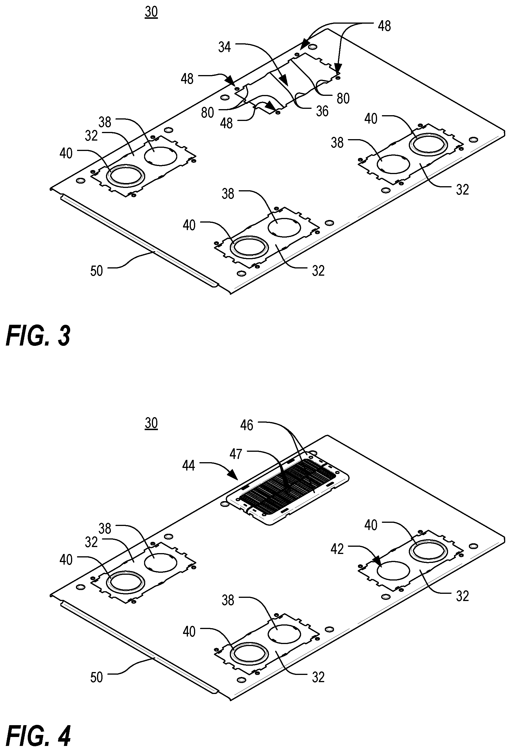 Patent US12108553 Figure 3 – Cable pass-through panel for electronic equipment enclosure