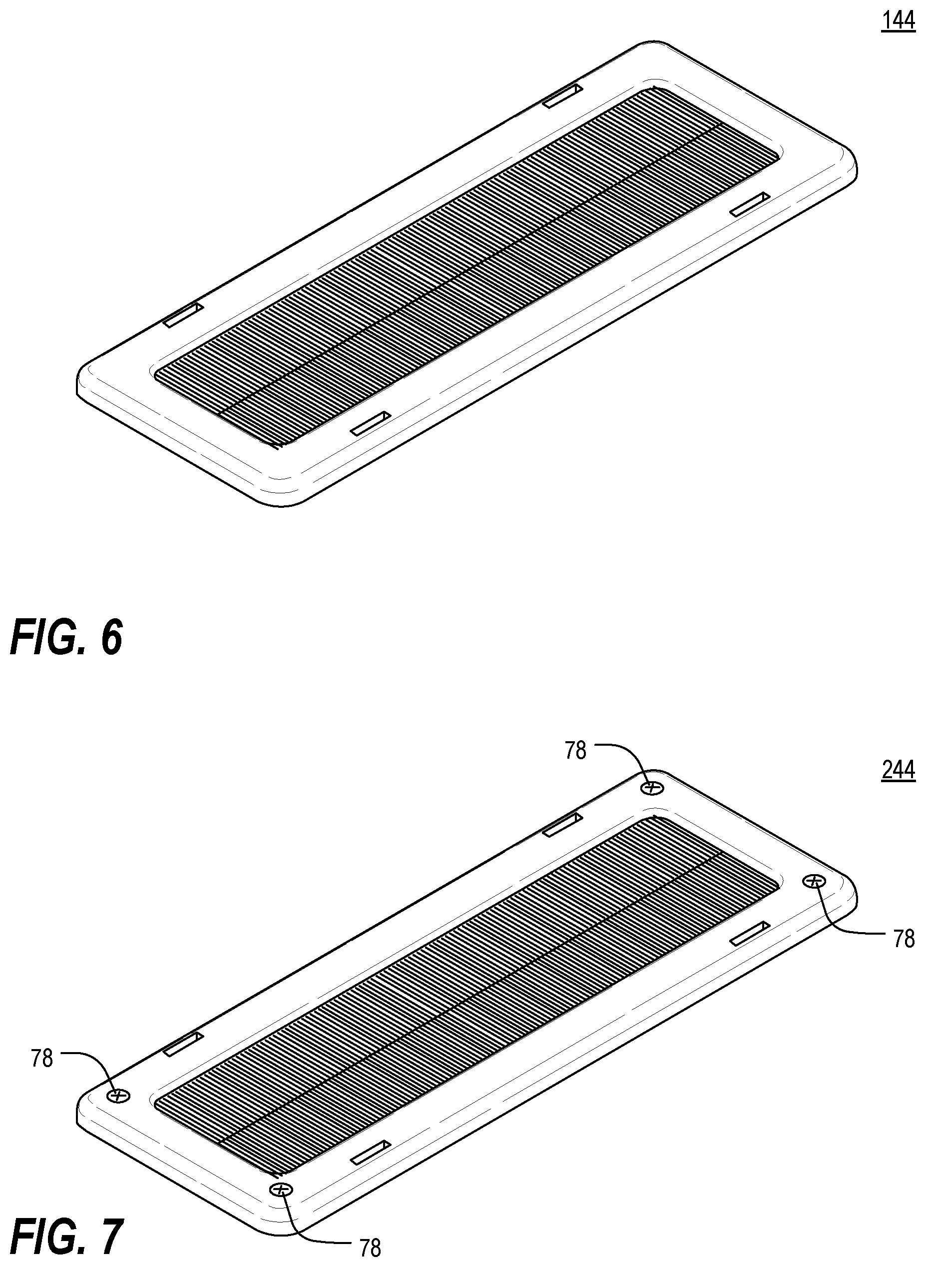 Patent US12108553 Figure 5 – Cable pass-through panel for electronic equipment enclosure