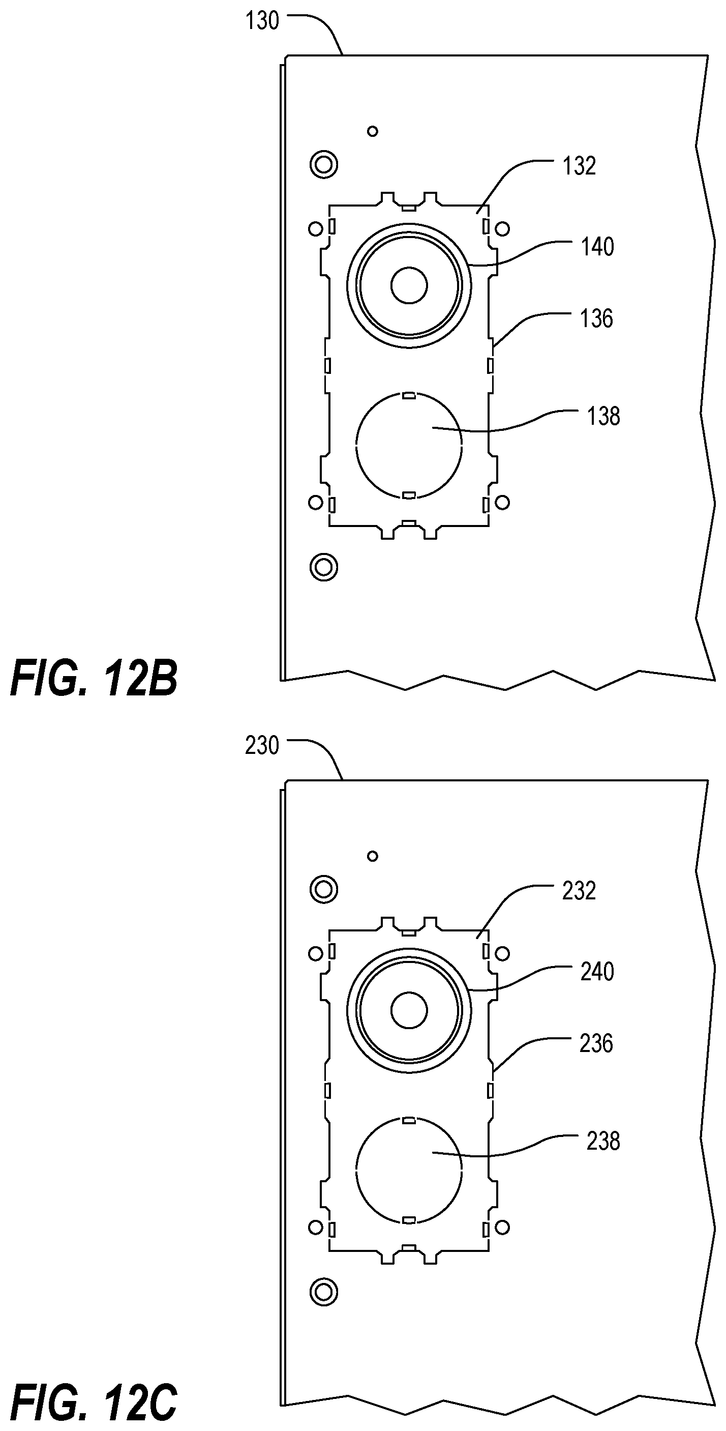 Patent US12108553 Figure 10 – Cable pass-through panel for electronic equipment enclosure