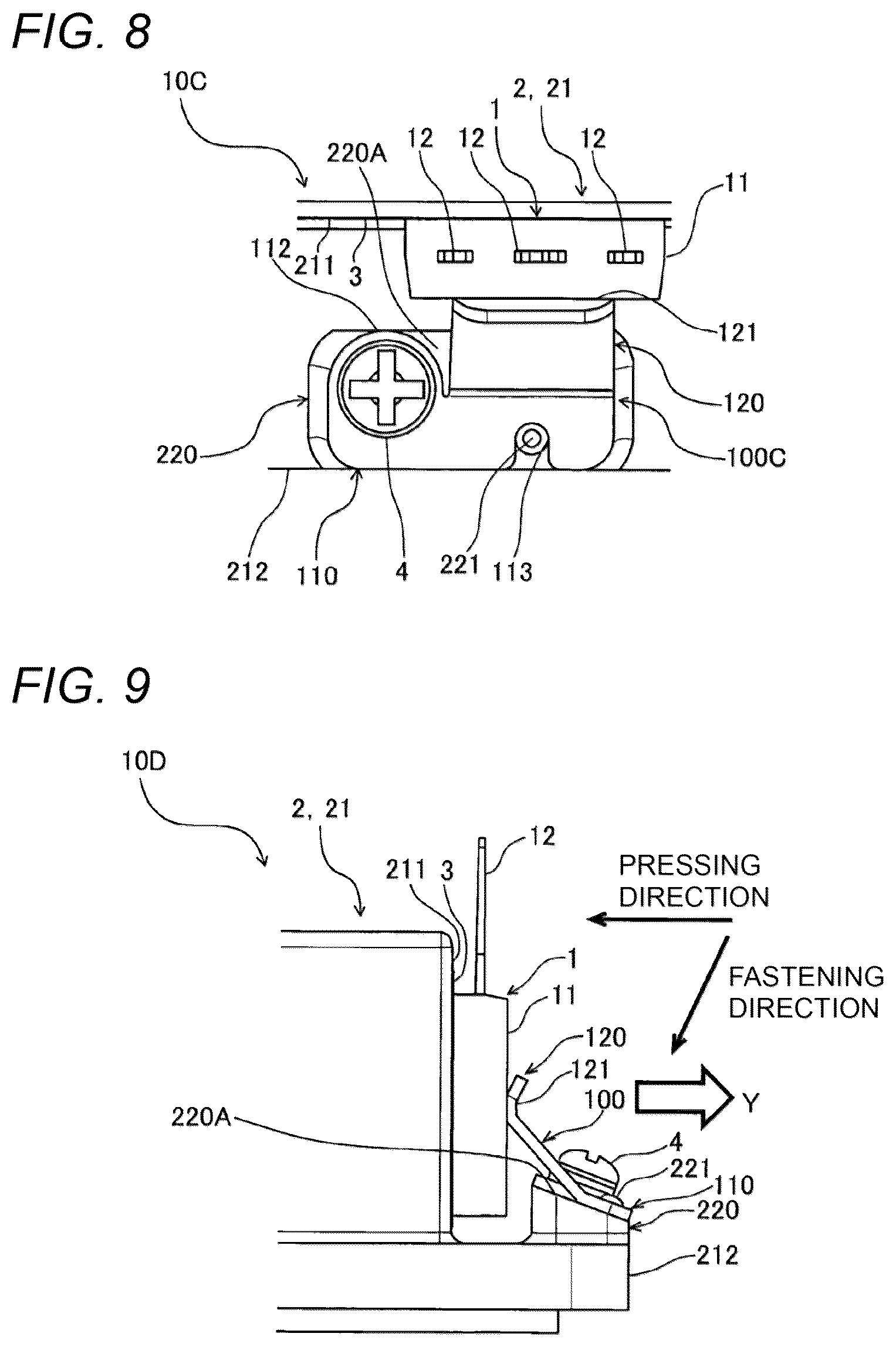 Patent US12108554 Figure 5 – Fixing structure of electronic component and in-vehicle charger