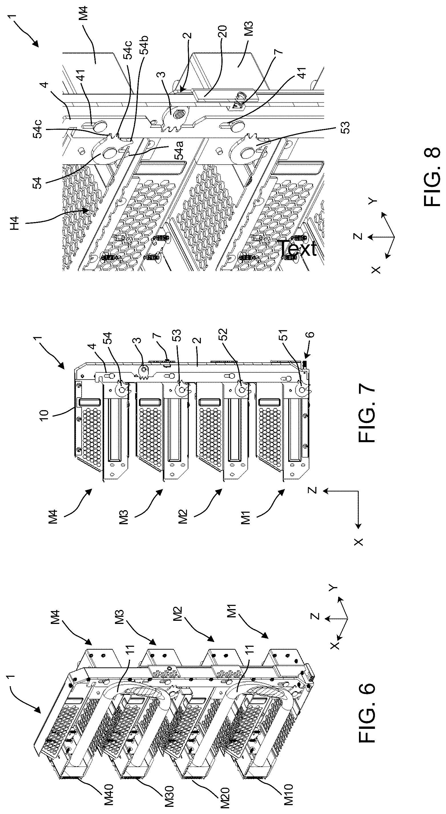Patent US12108555 Figure 3 – Interconnecting module configured for interconnecting computing units in a HPC cabinet and a method for engaging said interconnecting module