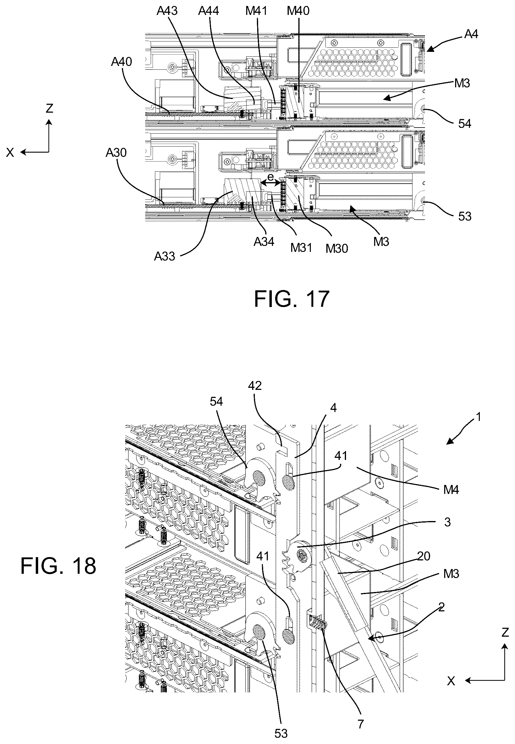 Patent US12108555 Figure 8 – Interconnecting module configured for interconnecting computing units in a HPC cabinet and a method for engaging said interconnecting module