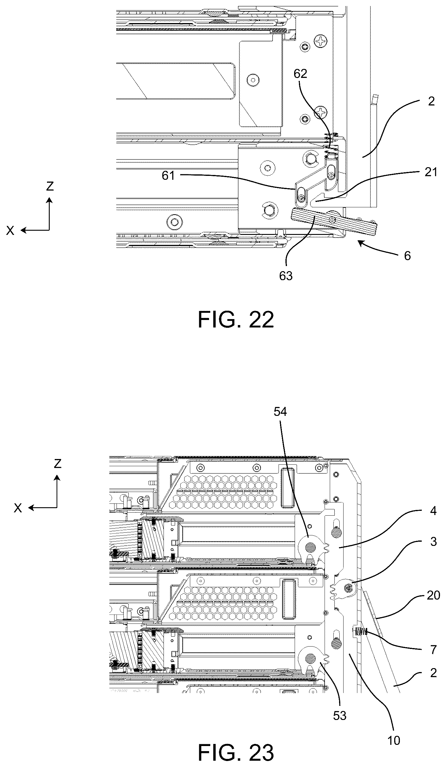 Patent US12108555 Figure 11 – Interconnecting module configured for interconnecting computing units in a HPC cabinet and a method for engaging said interconnecting module