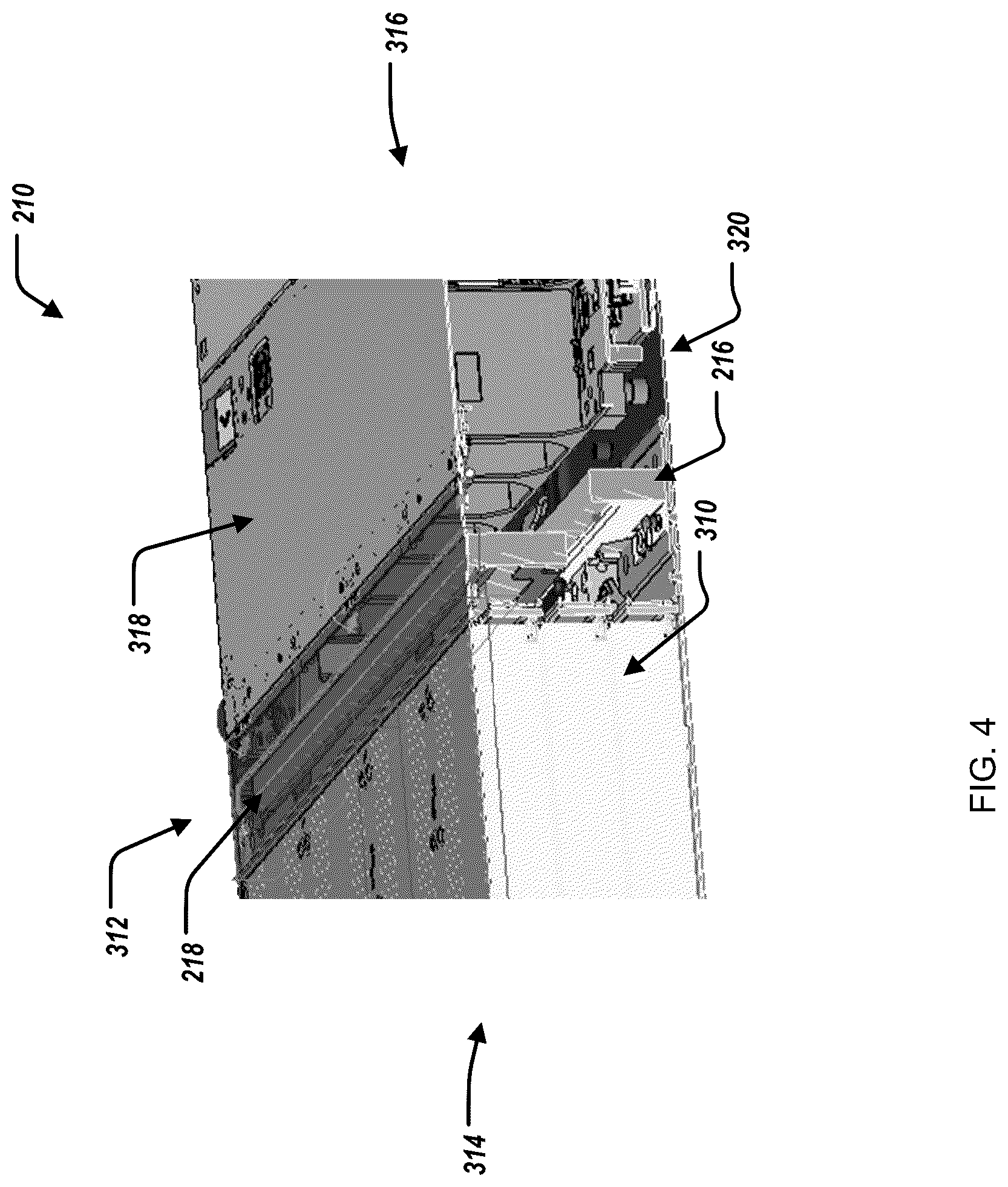 Patent US12108560 Figure 4 – Computing chassis including acoustical baffles