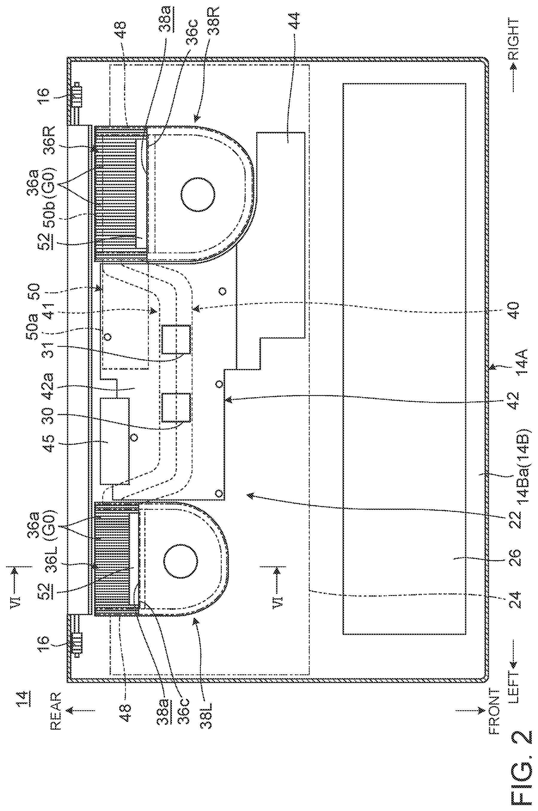 Patent US12108561 Figure 2 – Electronic apparatus and cooling module