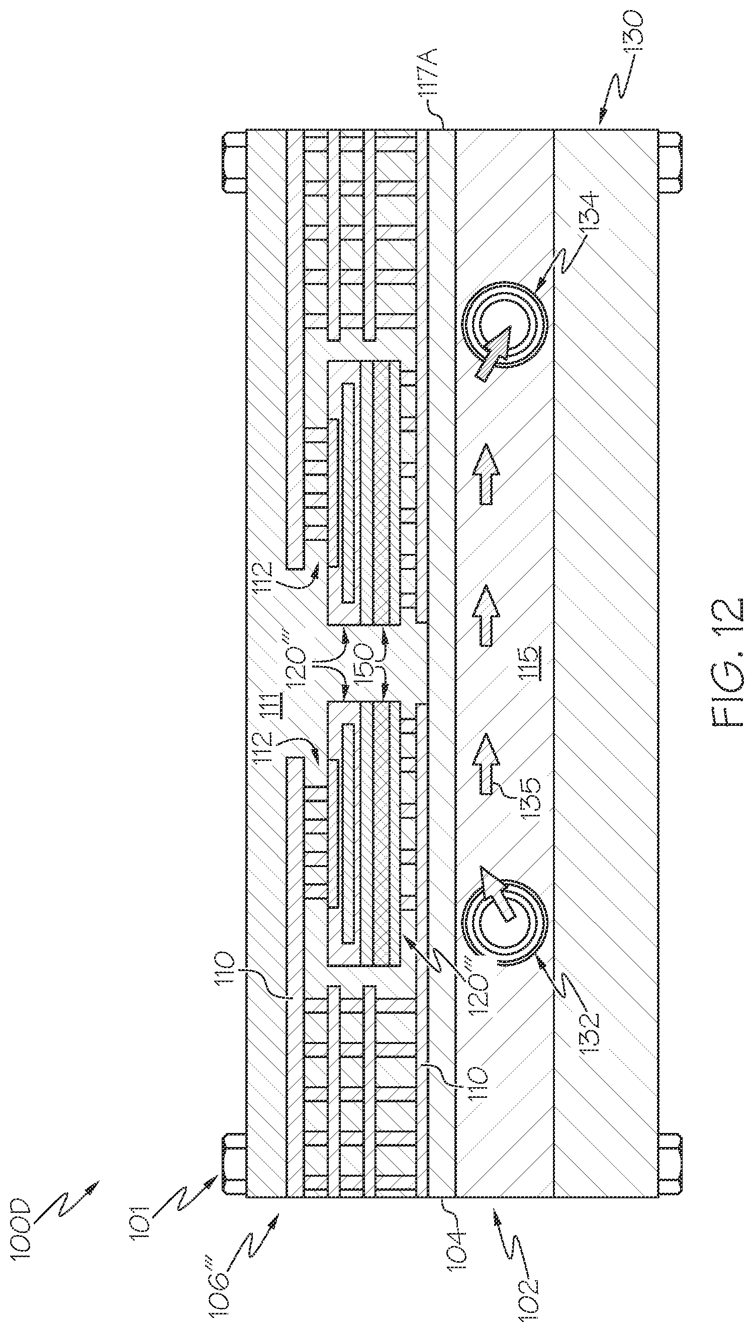 Patent US12108563 Figure 9 – Power electronics assemblies having embedded power electronics devices