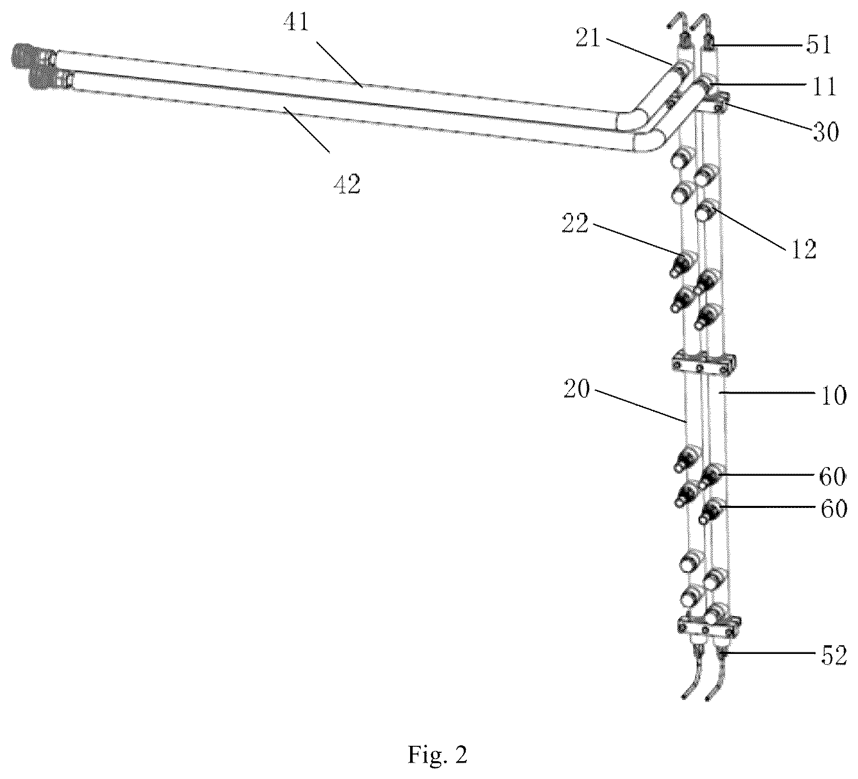 Patent US12108565 Figure 2 – Liquid-cooled cabinet manifold and liquid-cooled cabinet