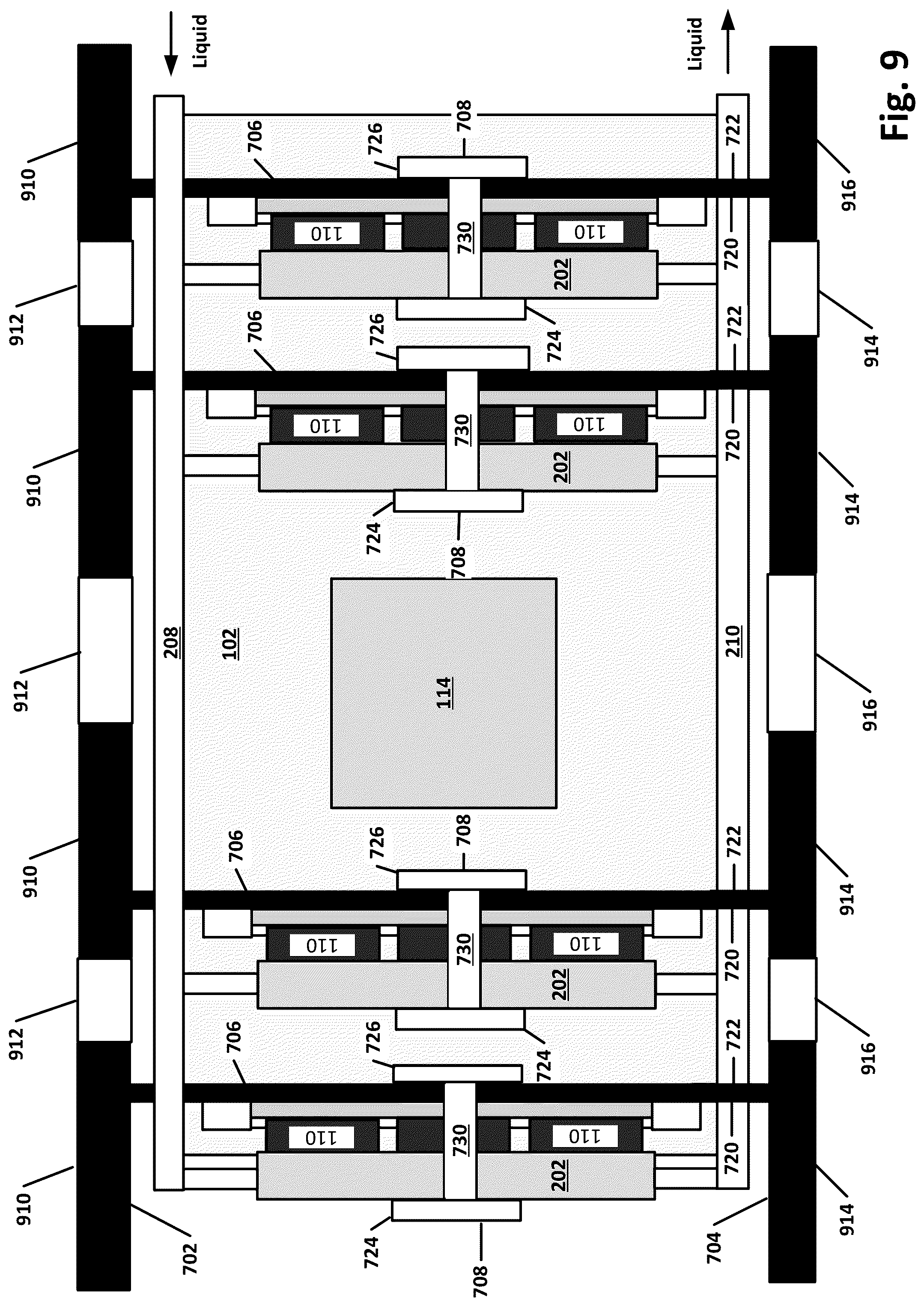 Patent US12108566 Figure 9 – Server memory array cooling hardware