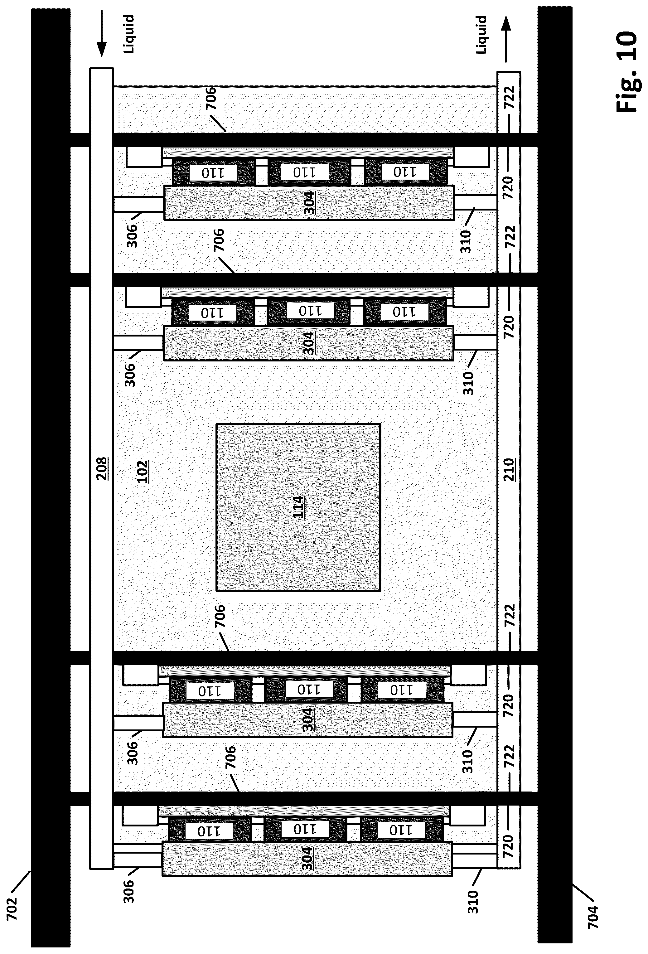 Patent US12108566 Figure 10 – Server memory array cooling hardware