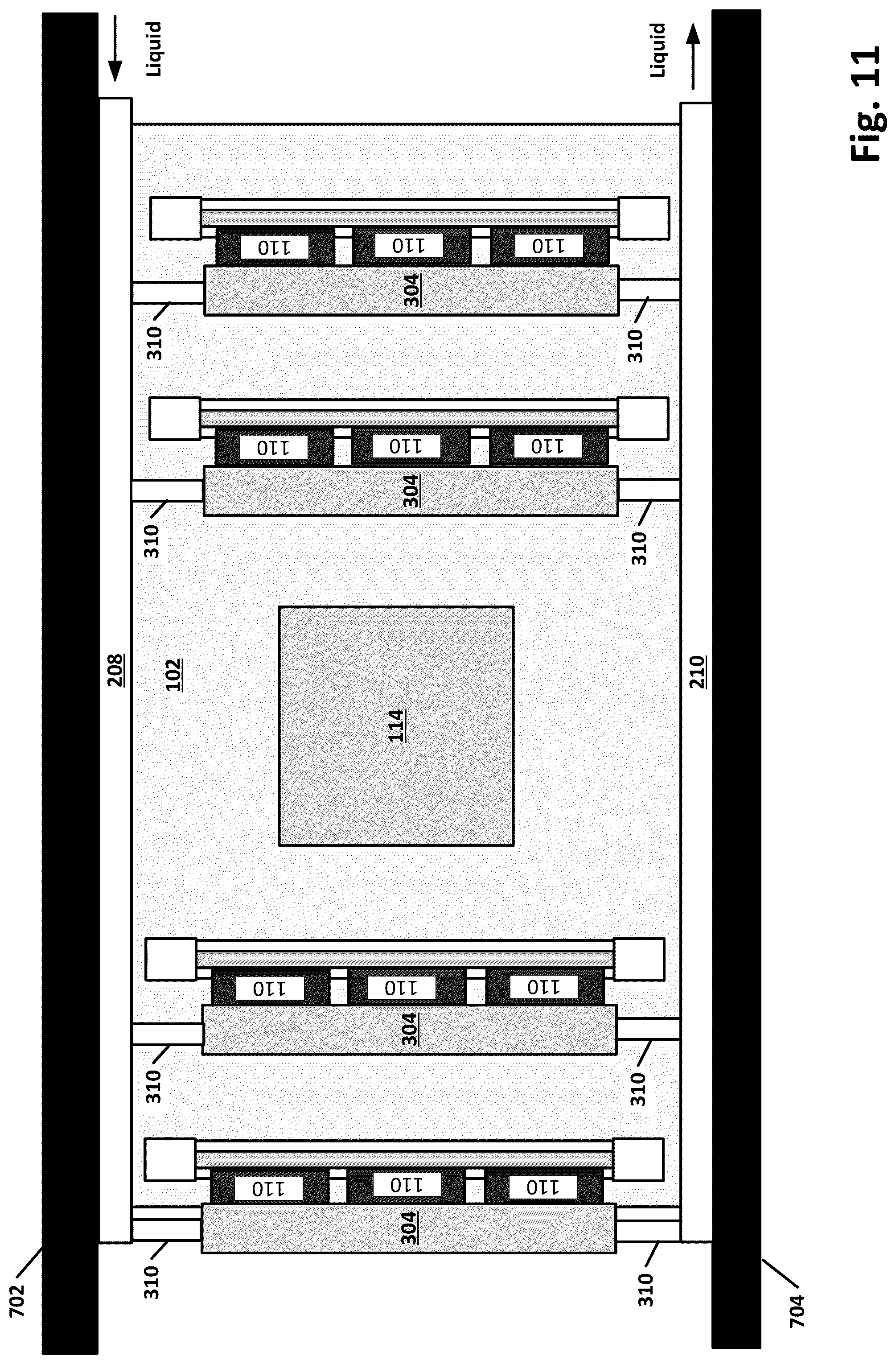 Patent US12108566 Figure 11 – Server memory array cooling hardware