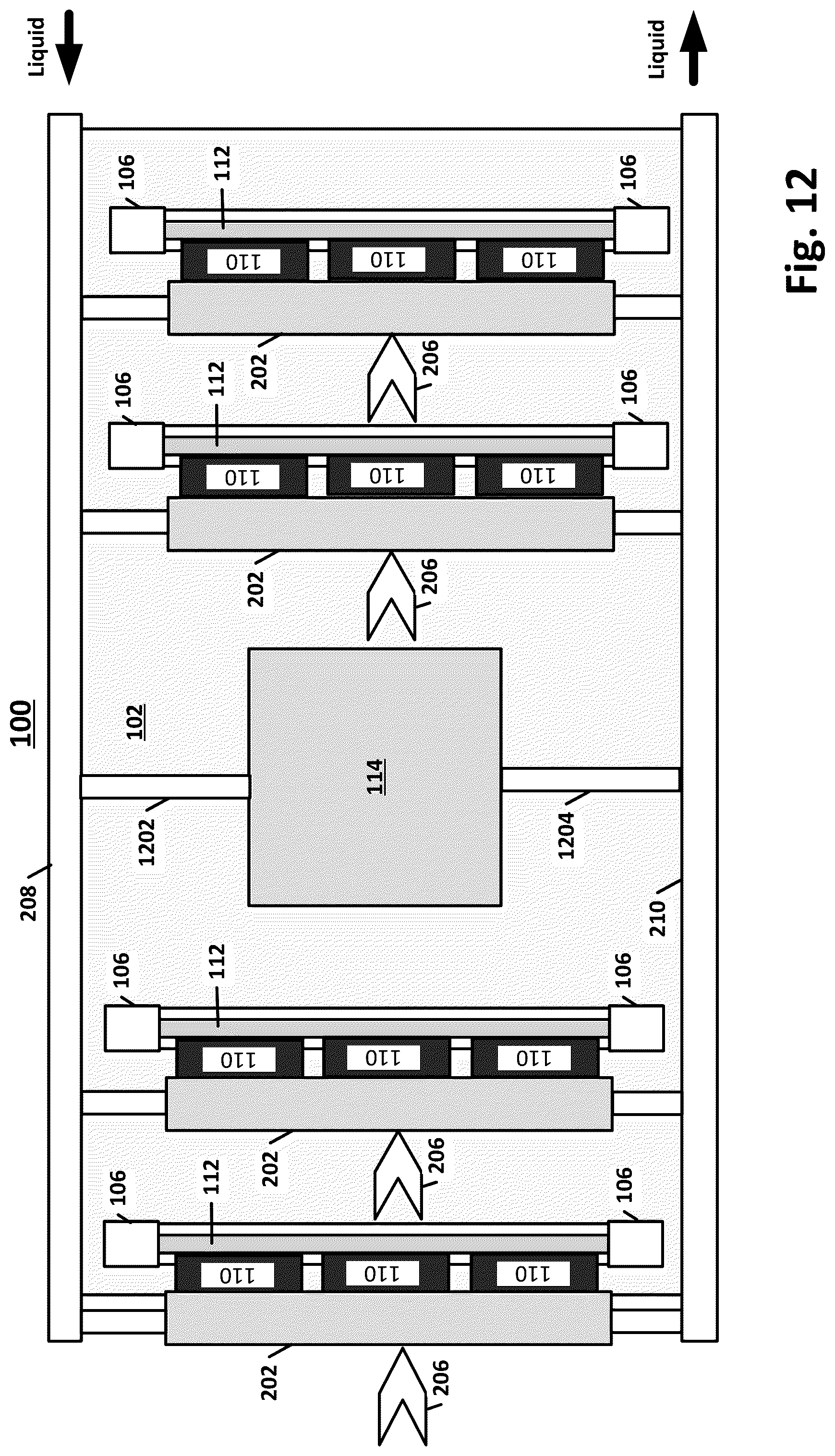 Patent US12108566 Figure 12 – Server memory array cooling hardware