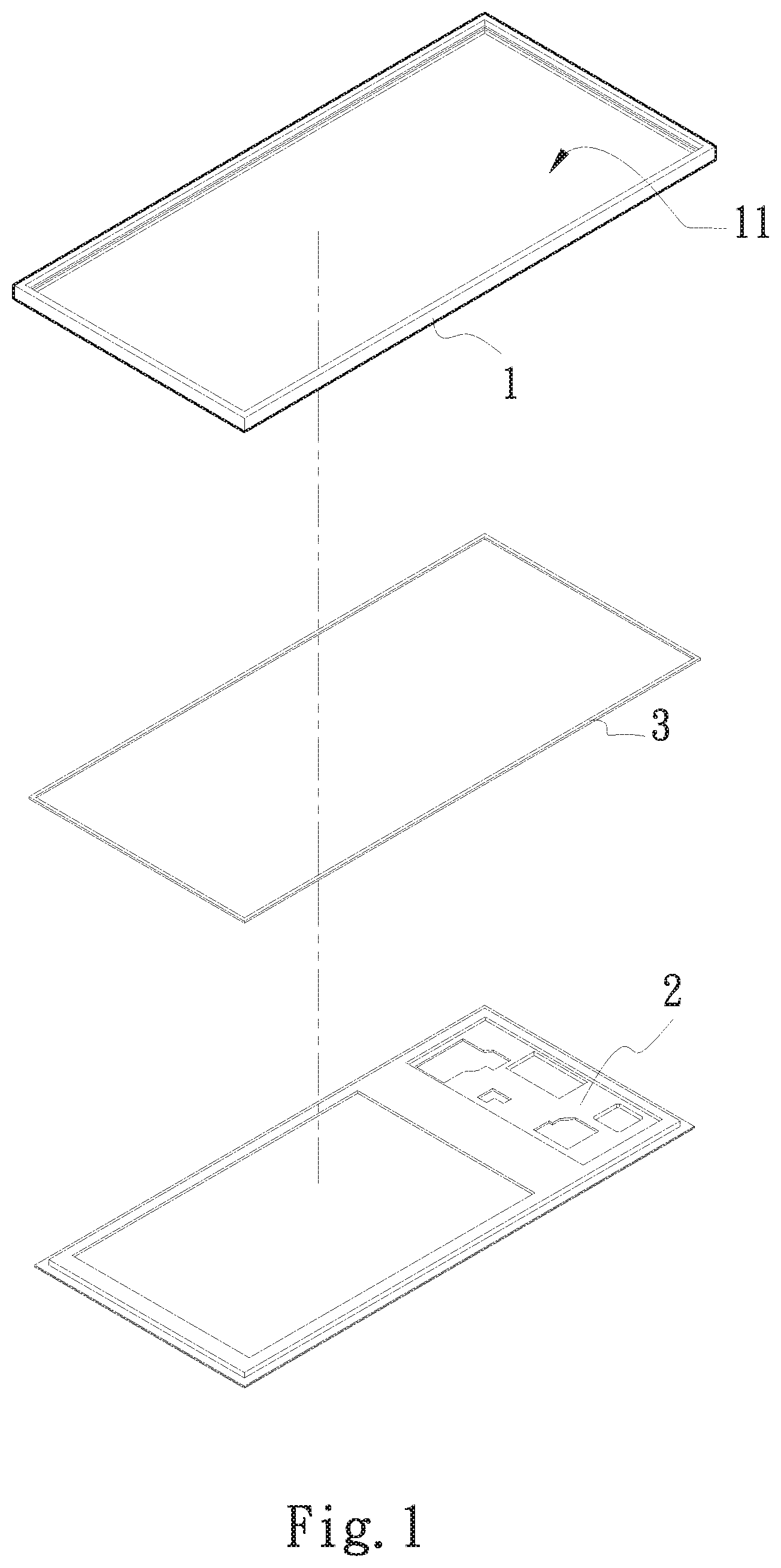 Patent US12108569 Figure 1 – Heat dissipation connection structure of handheld device