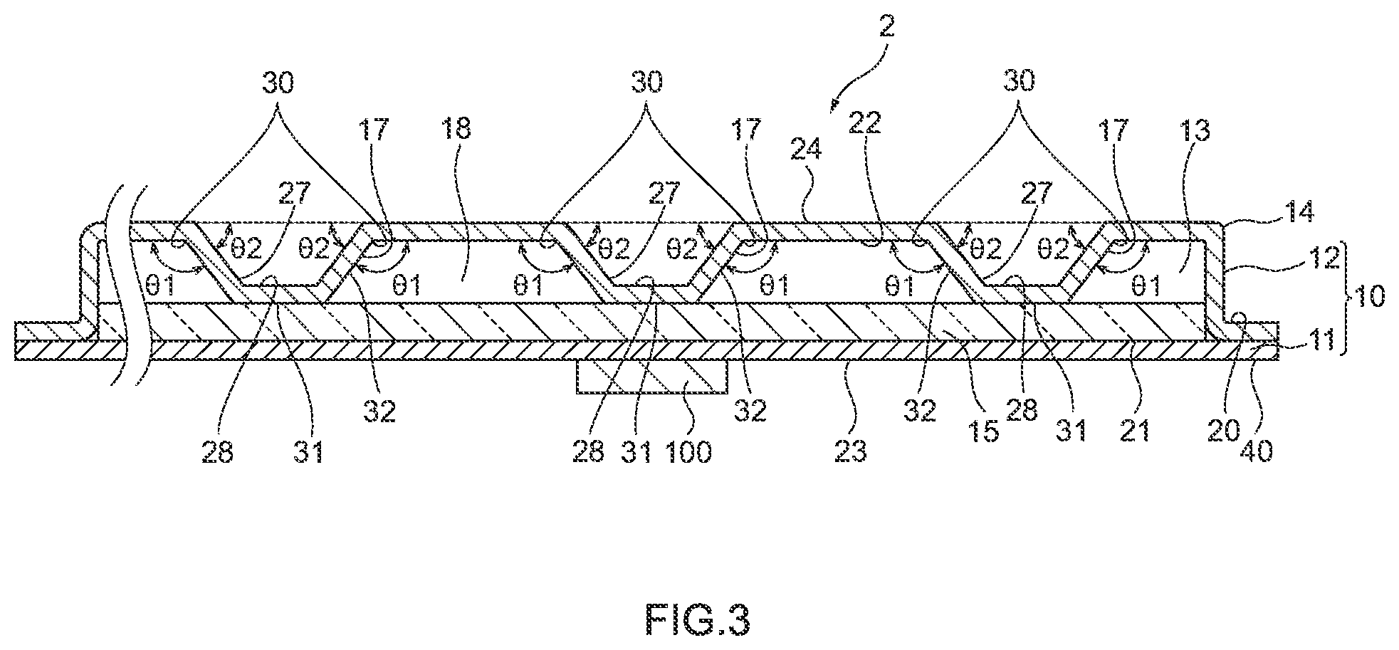 Patent US12108570 Figure 3 – Vapor chamber