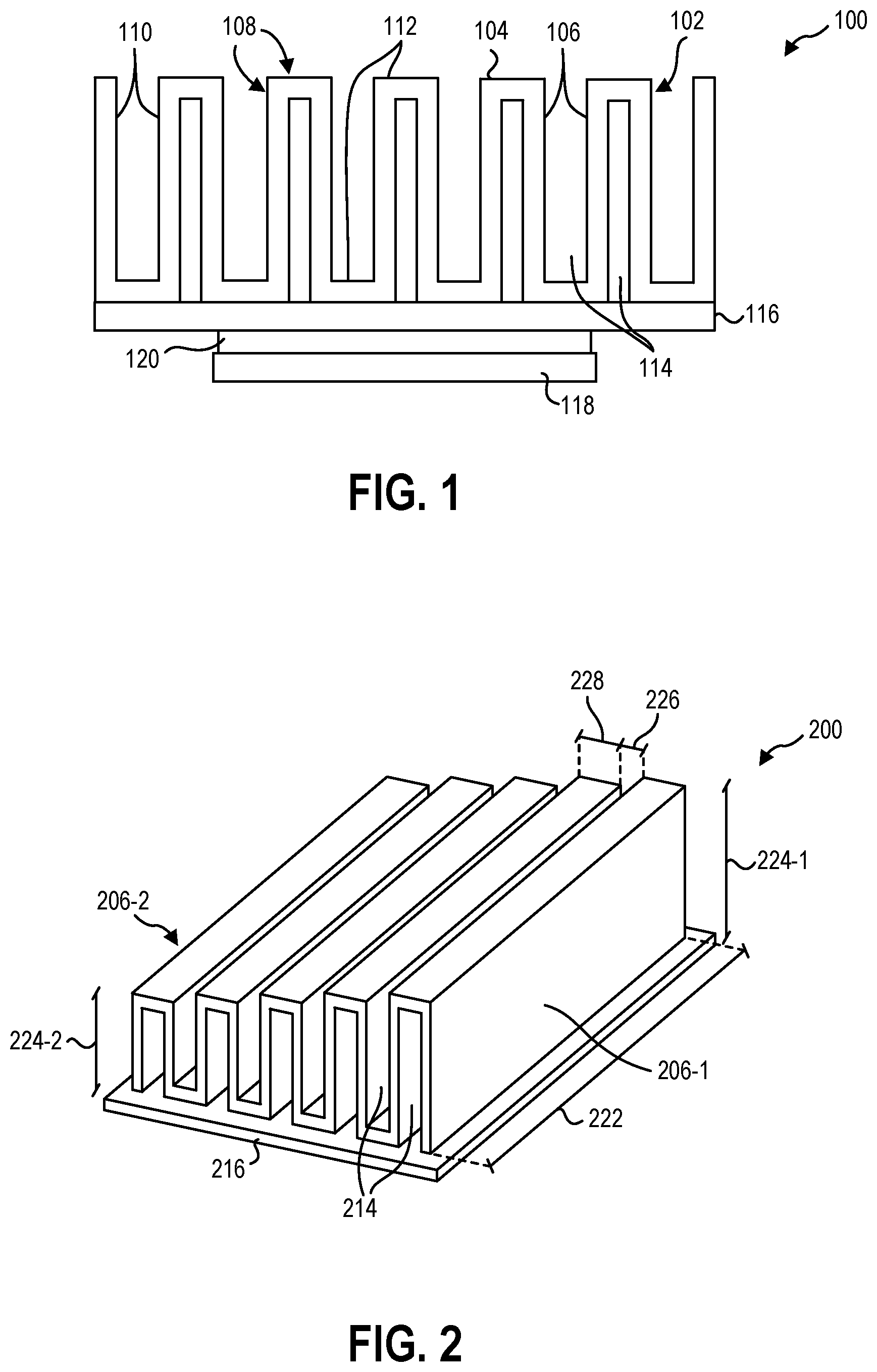 Patent US12108572 Figure 1 – Folded graphite fins for heatsinks