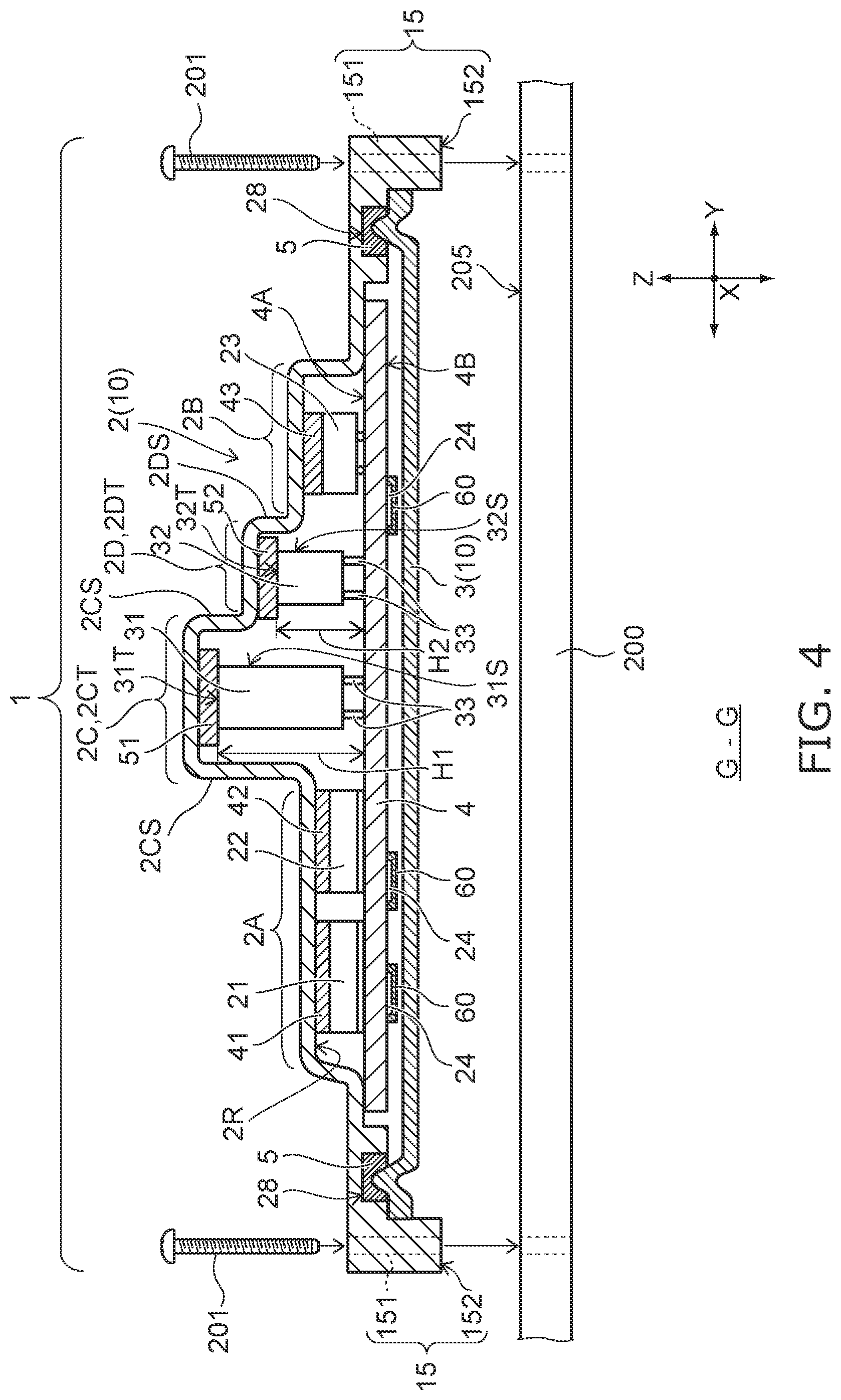 Patent US12108573 Figure 3 – Electronic control device with heat-dissipating members and supporting members