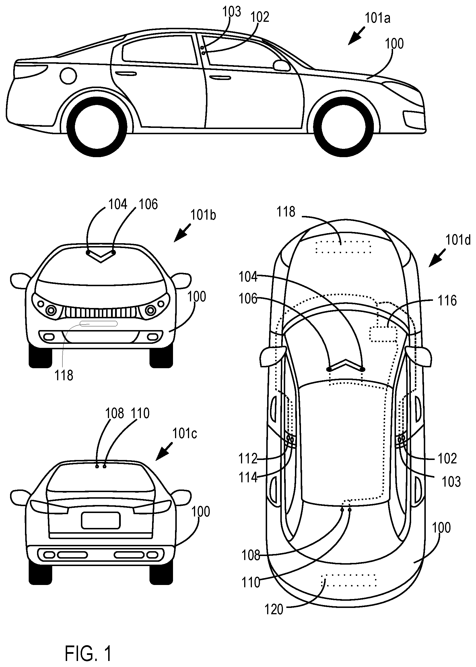 Patent US12108575 Figure 1 – Regulating temperature of an image sensor using a thermoelectric cooler