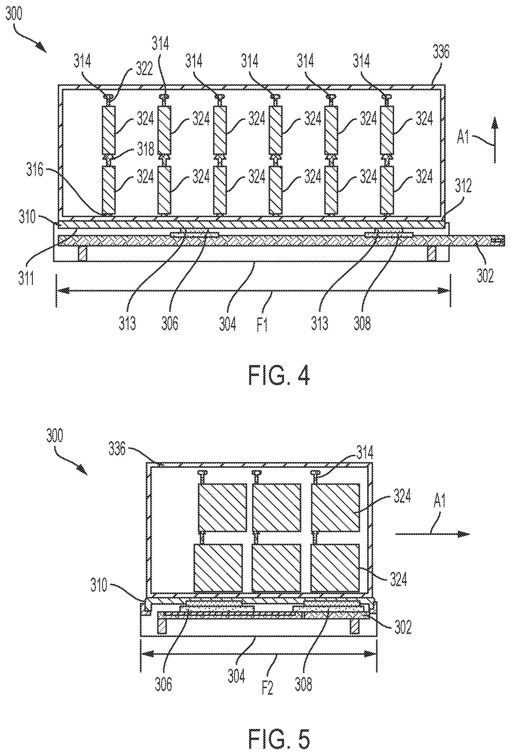 Patent US12108577 Figure 3 – Self-aligning heat fins for thermal management