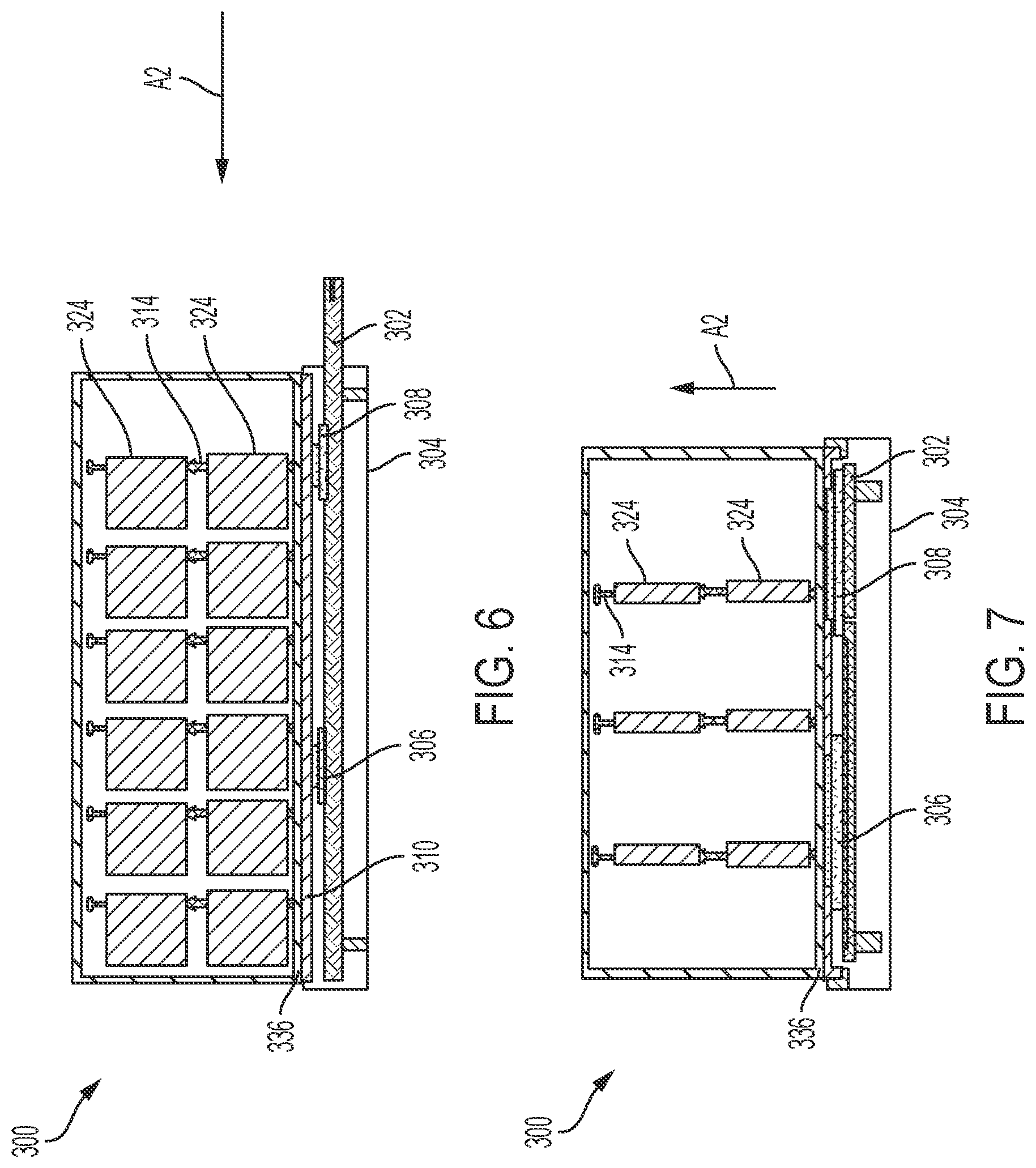 Patent US12108577 Figure 4 – Self-aligning heat fins for thermal management
